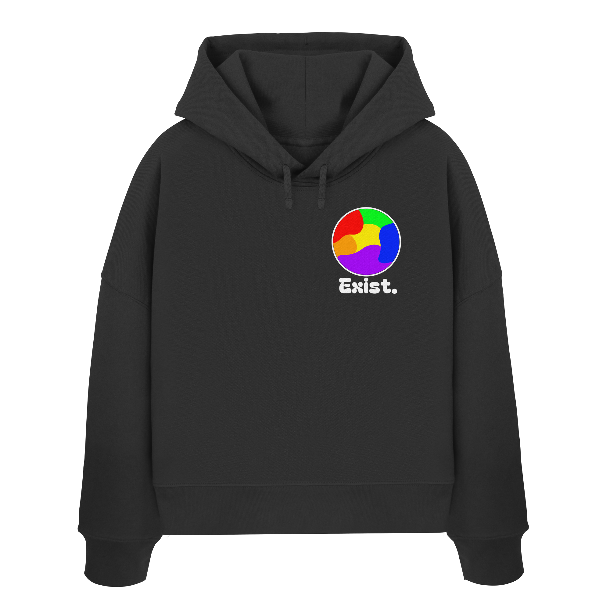 Exist "Pride Edition" - Womens Organic Boxcut Hoodie