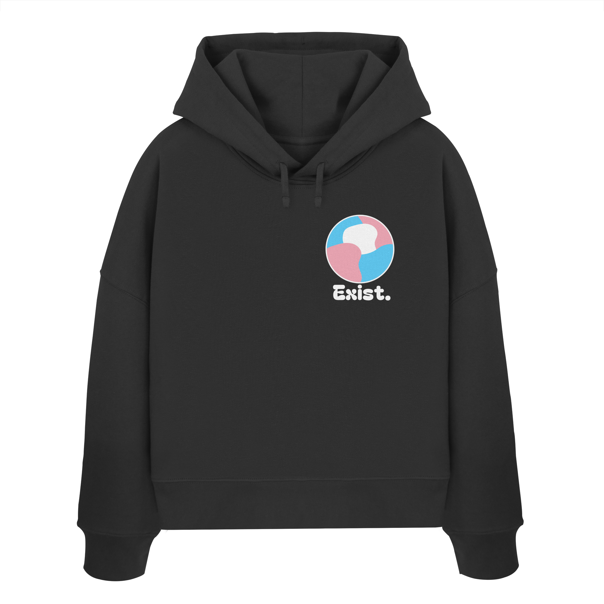 Exist "Trans Edition" - Womens Organic Boxcut Hoodie