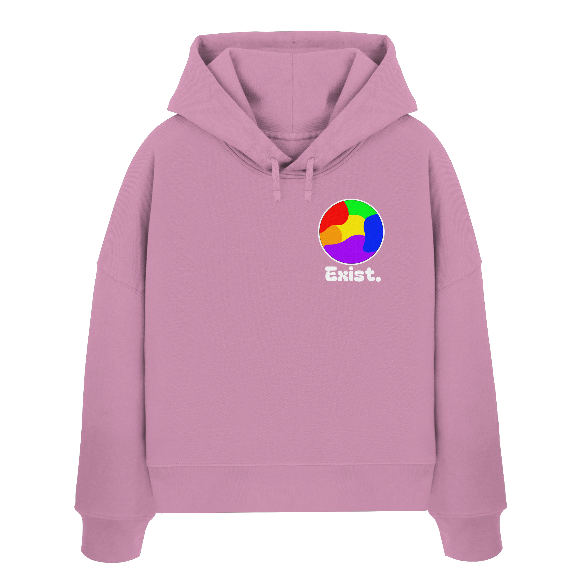 Exist "Pride Edition" - Womens Organic Boxcut Hoodie