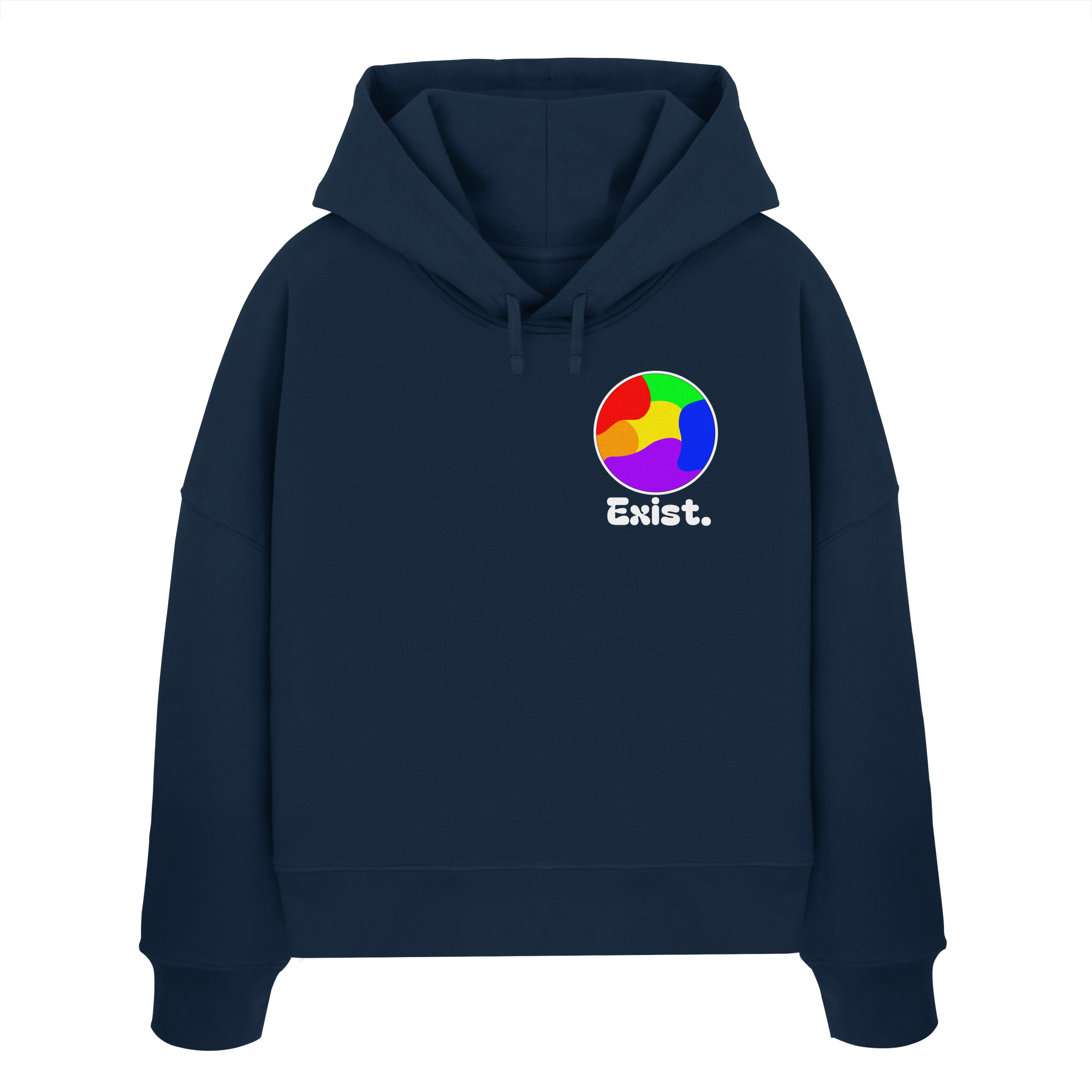 Exist "Pride Edition" - Womens Organic Boxcut Hoodie