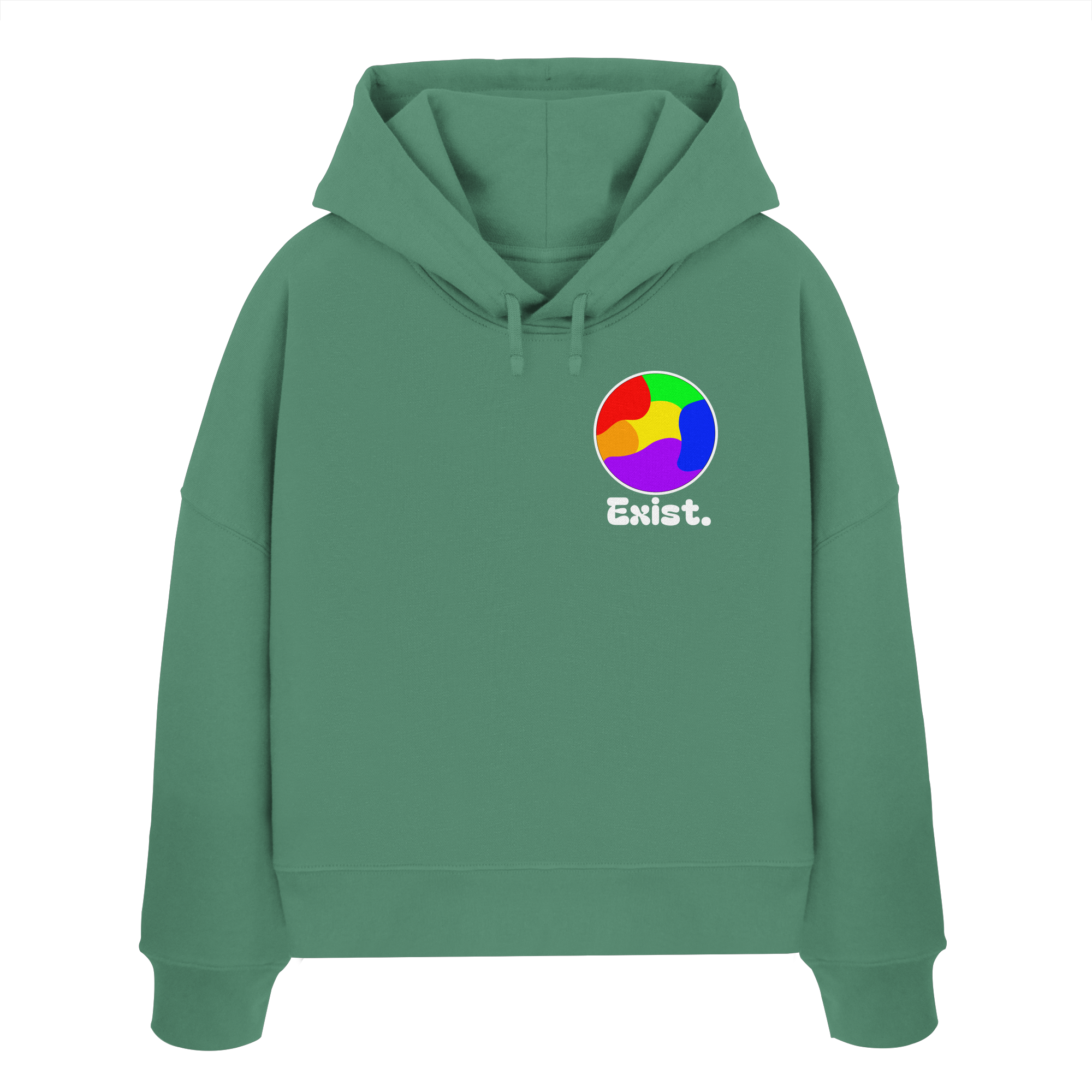 Exist "Pride Edition" - Womens Organic Boxcut Hoodie