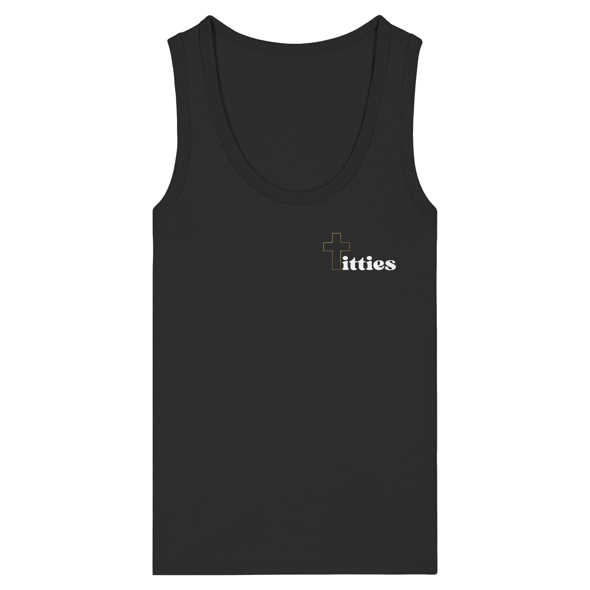 Holy Titties - Womens Organic Fitted Tank Top