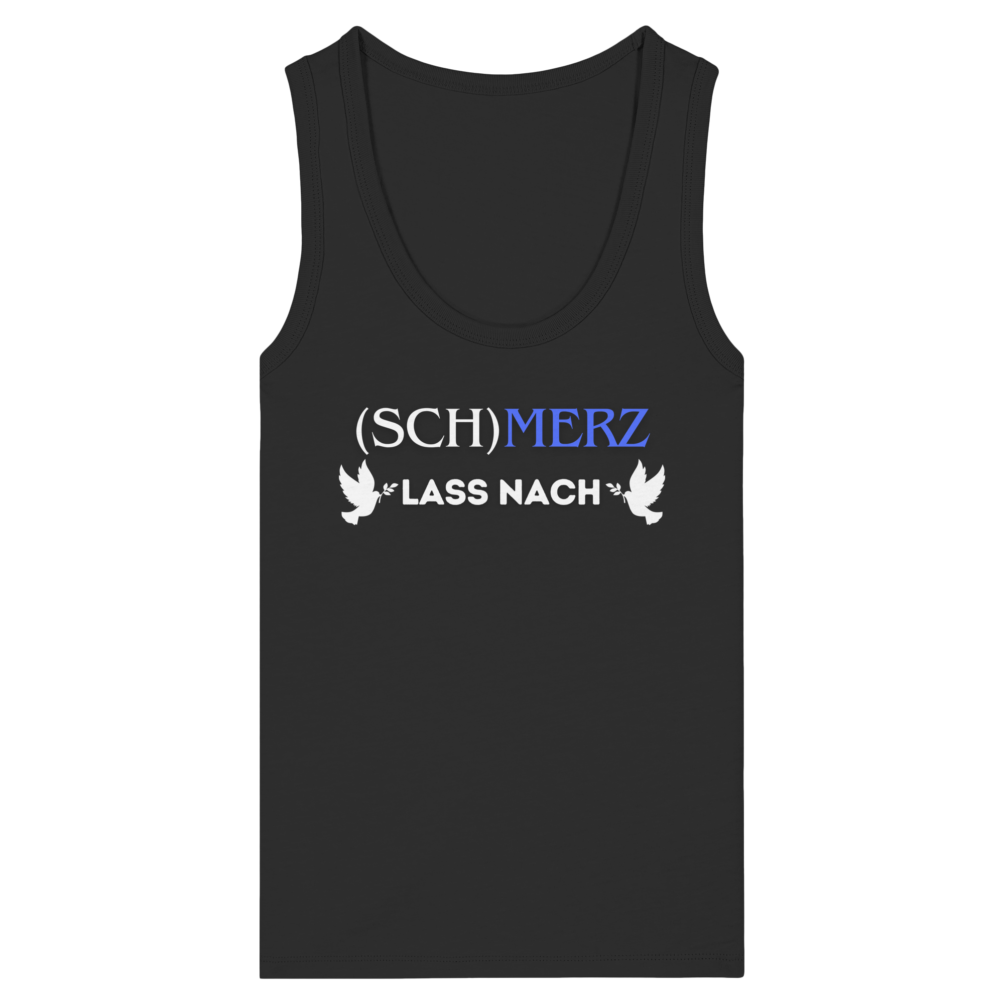 (Sch)merz lass nach - Womens Organic Fitted Tank Top