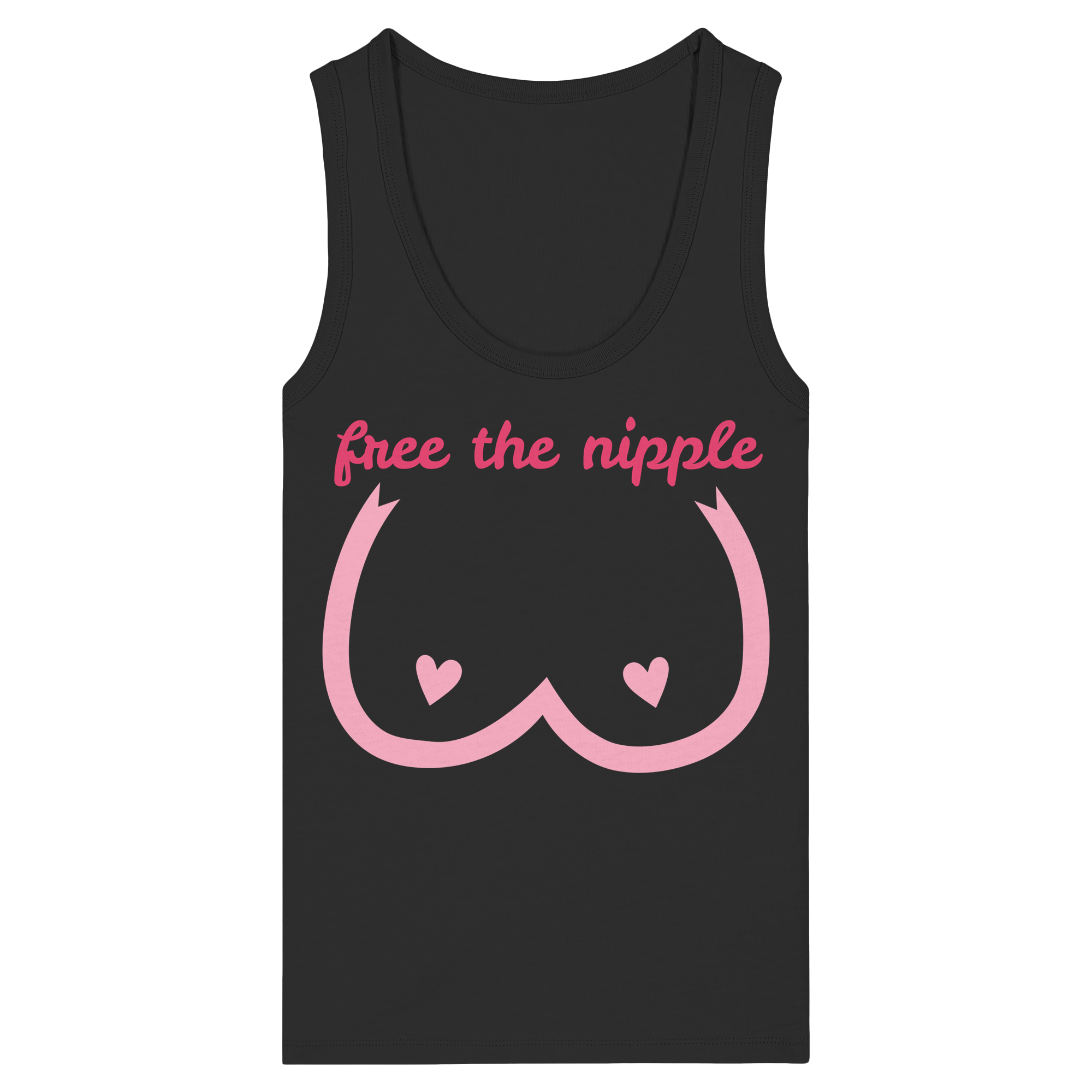 Free The Nipple - Womens Organic Fitted Tank Top