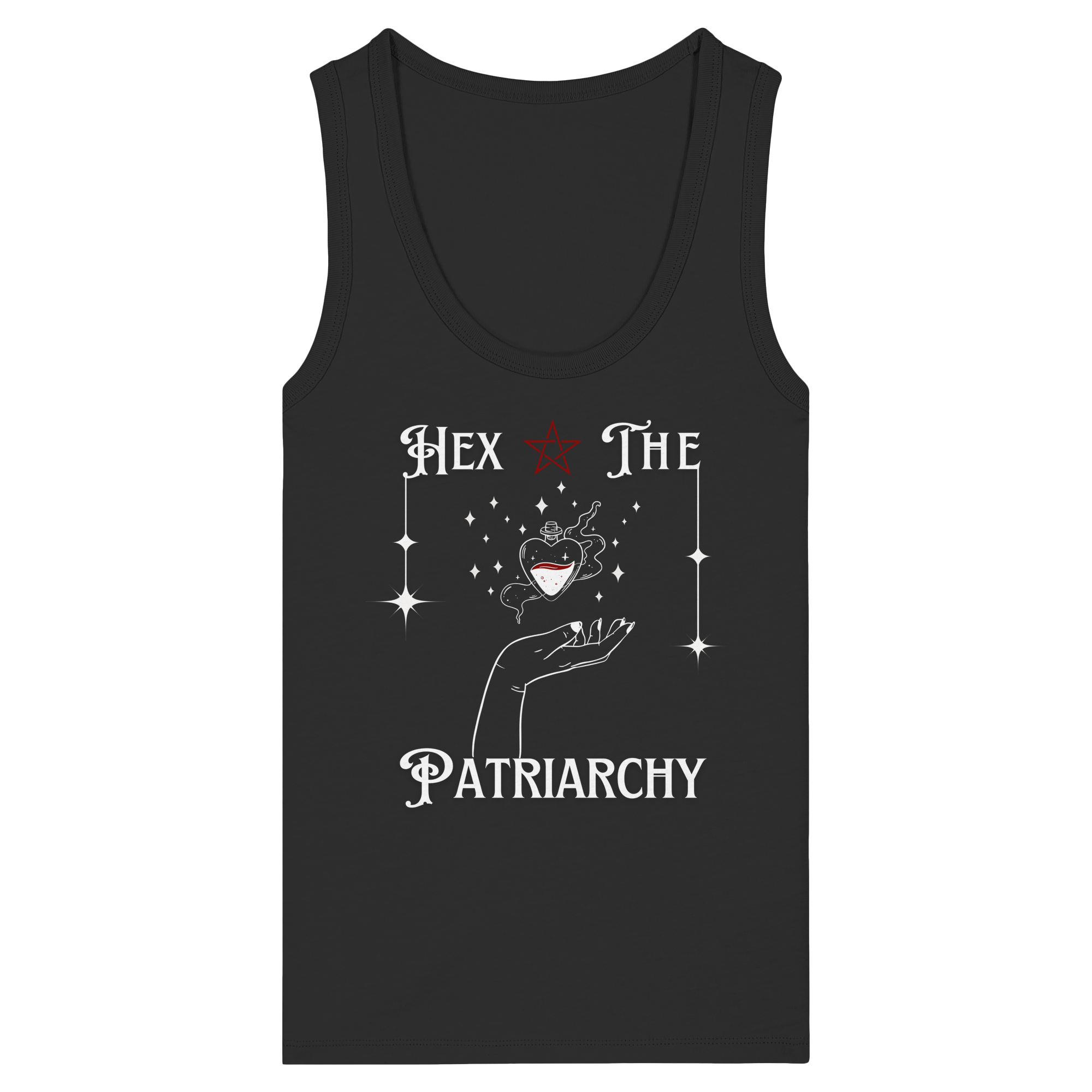 Hex the Patriarchy - Womens Organic Fitted Tank Top