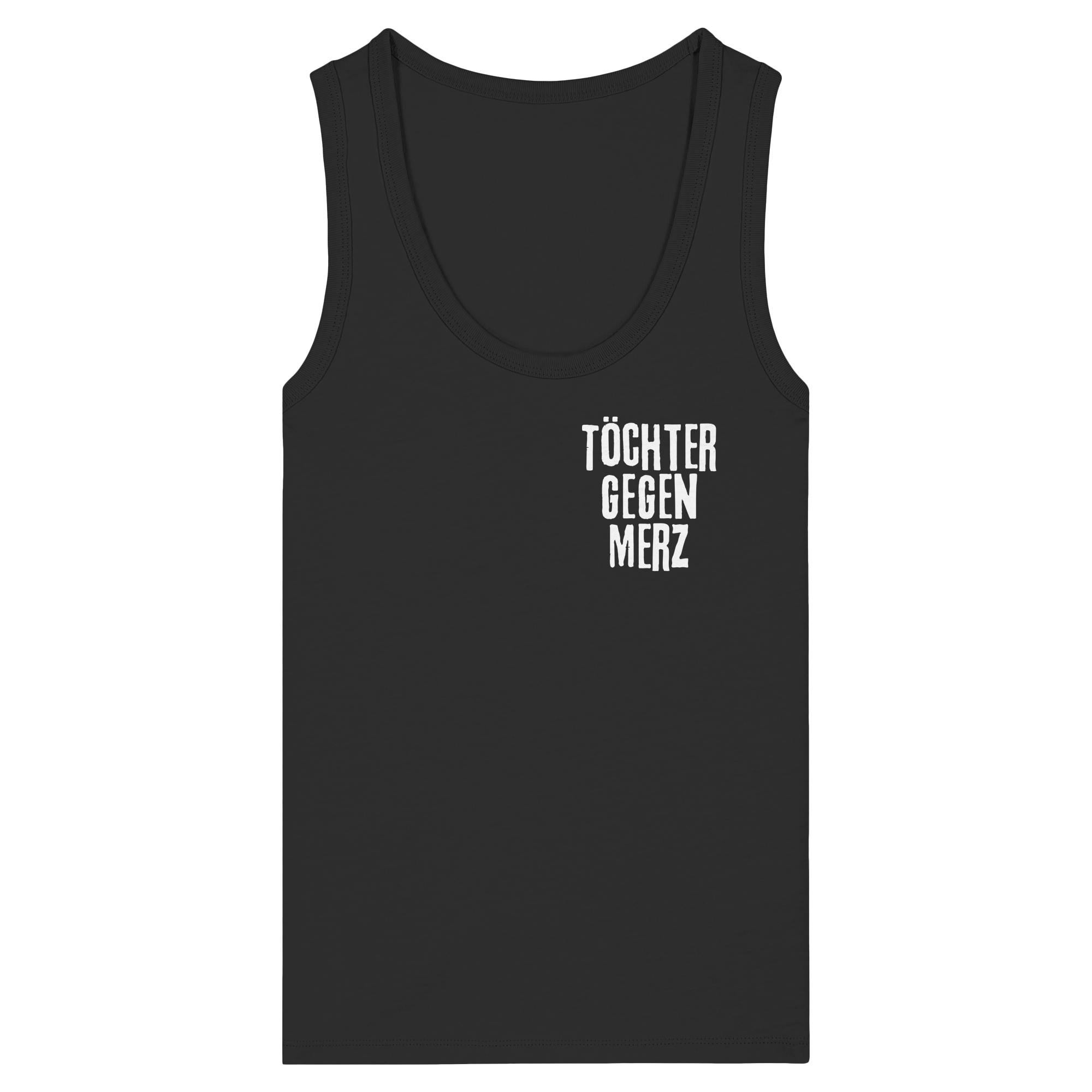 Töchter gegen Merz - Womens Organic Fitted Tank Top
