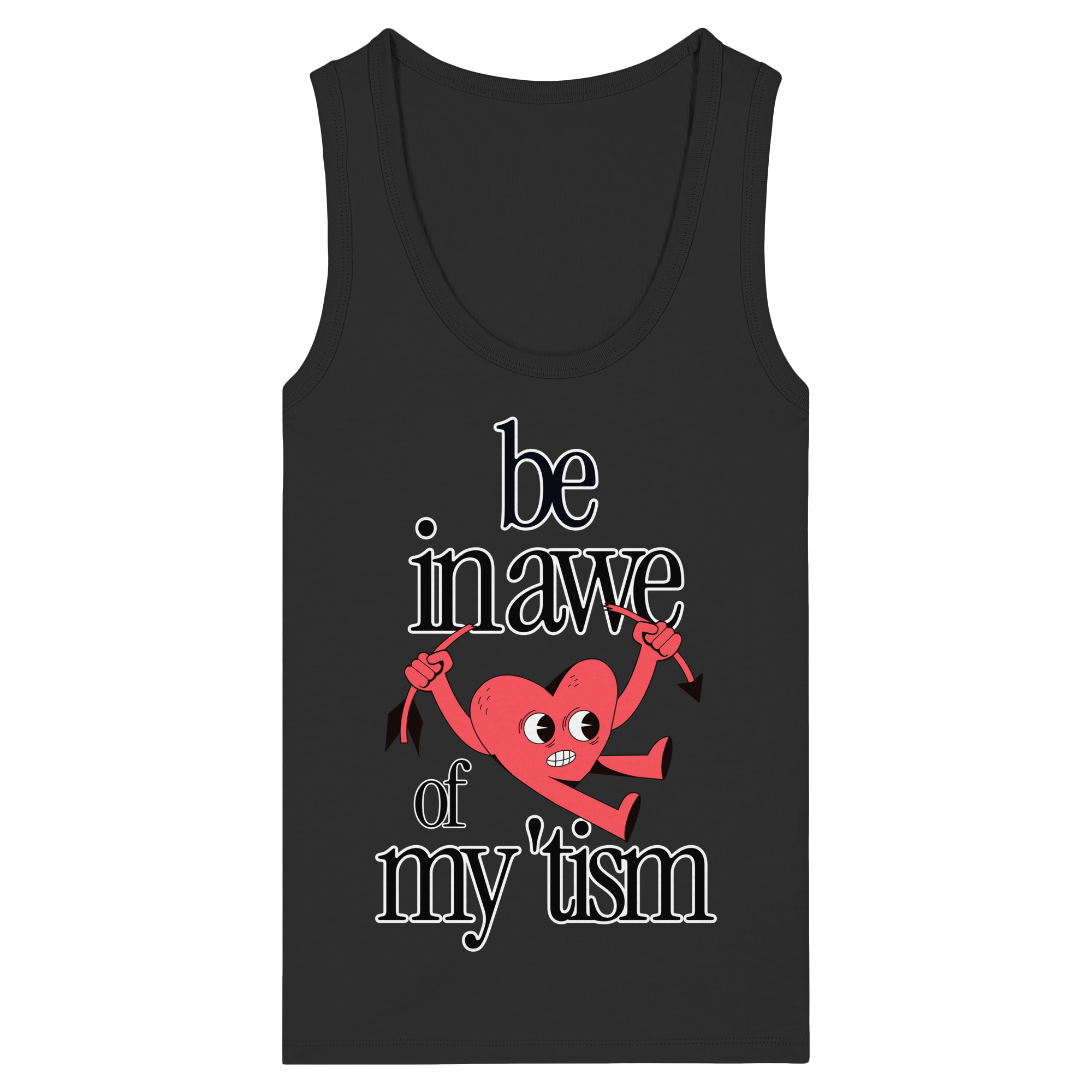 Be in Awe of my 'tism - Womens Organic Fitted Tank Top