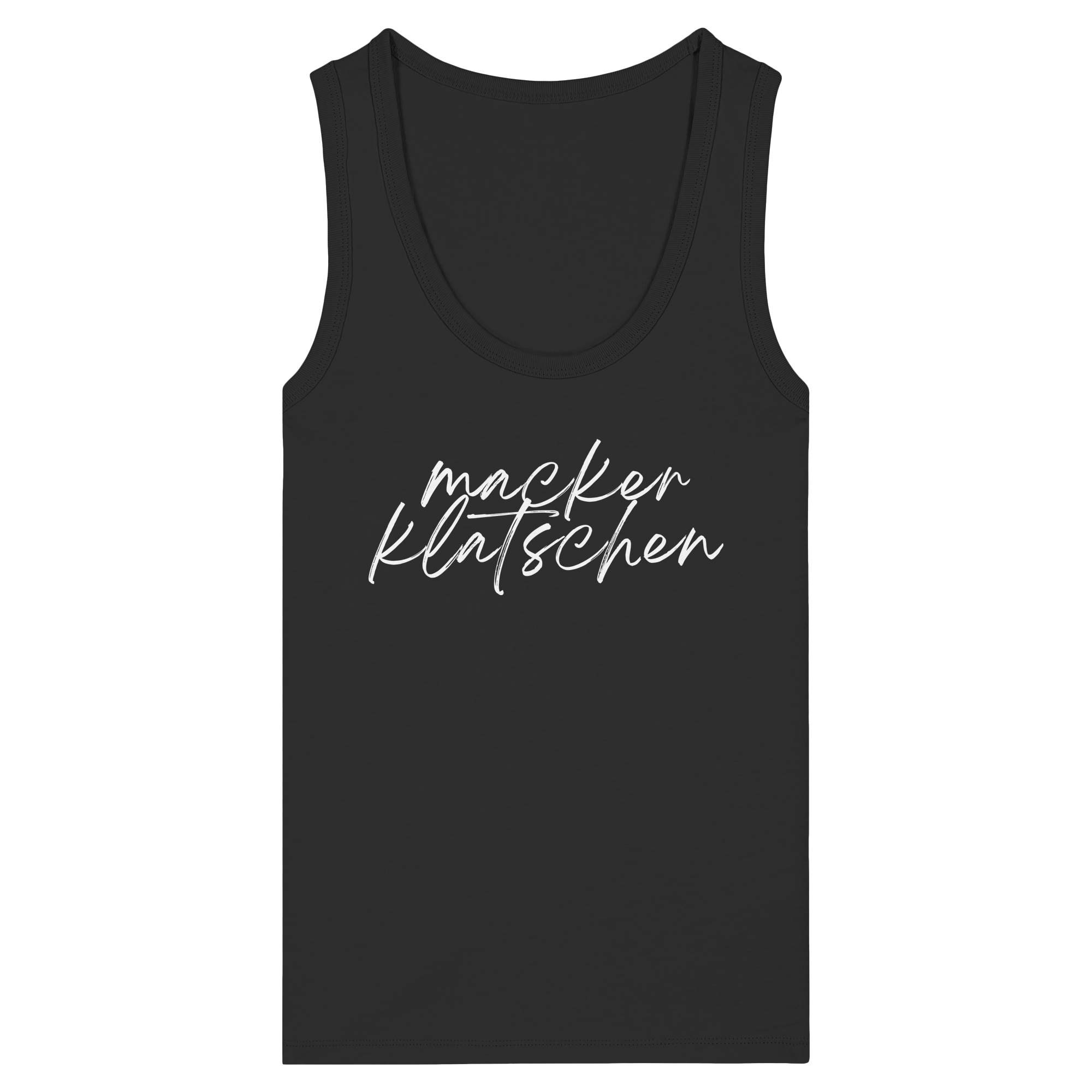 Macker klatschen - Womens Organic Fitted Tank Top