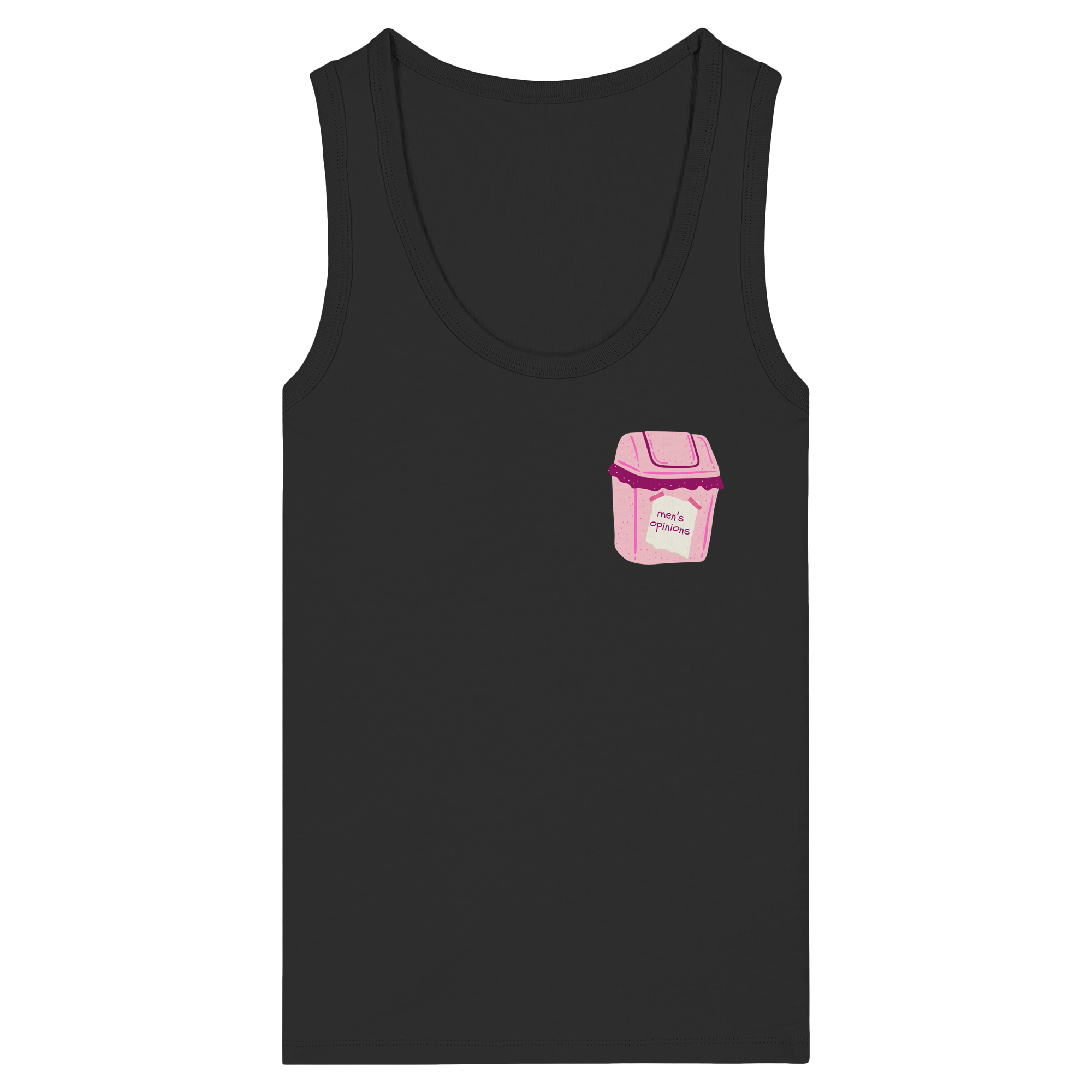 Men's Opinions - Womens Organic Fitted Tank Top