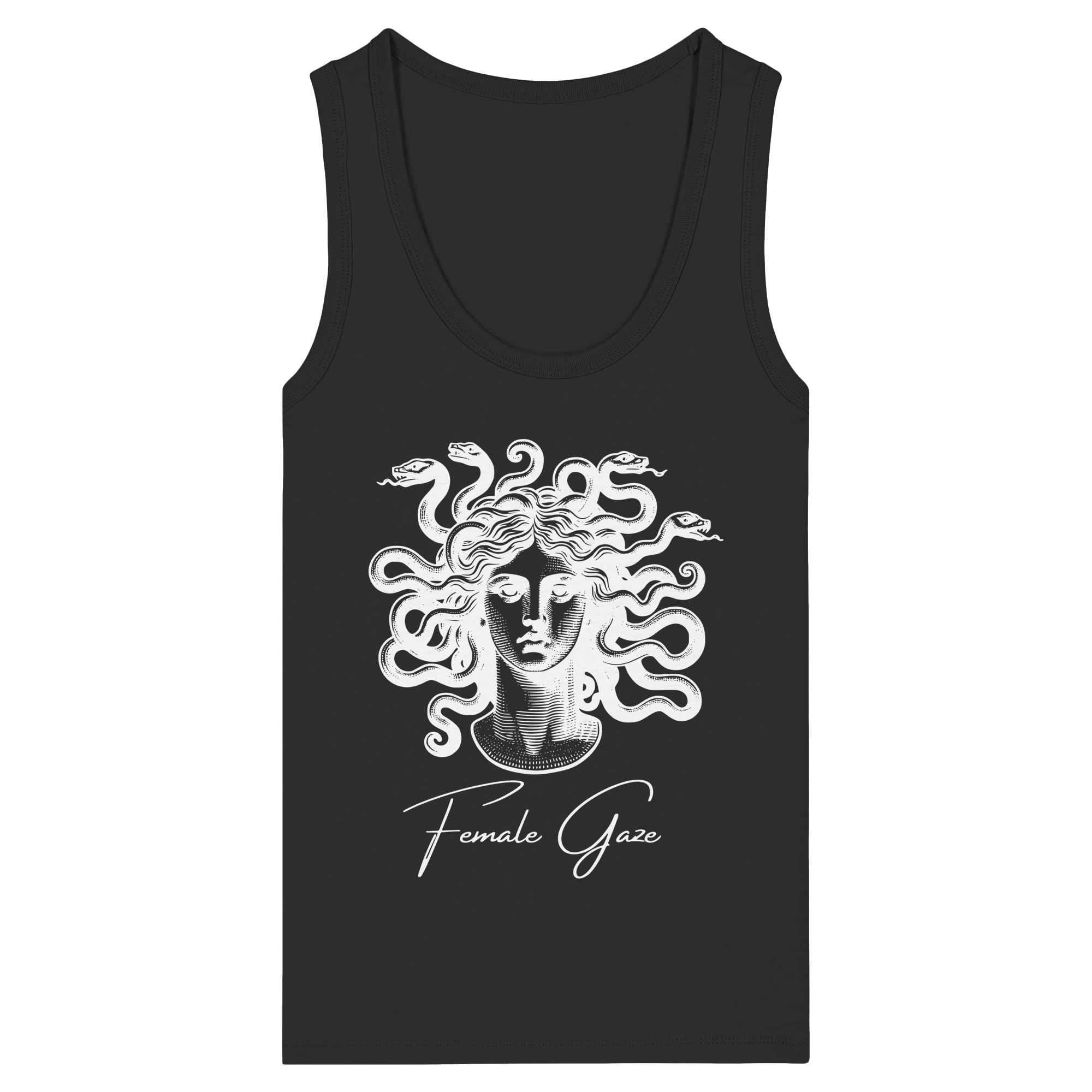 Female Gaze "Medusa Edition" - Womens Organic Fitted Tank Top