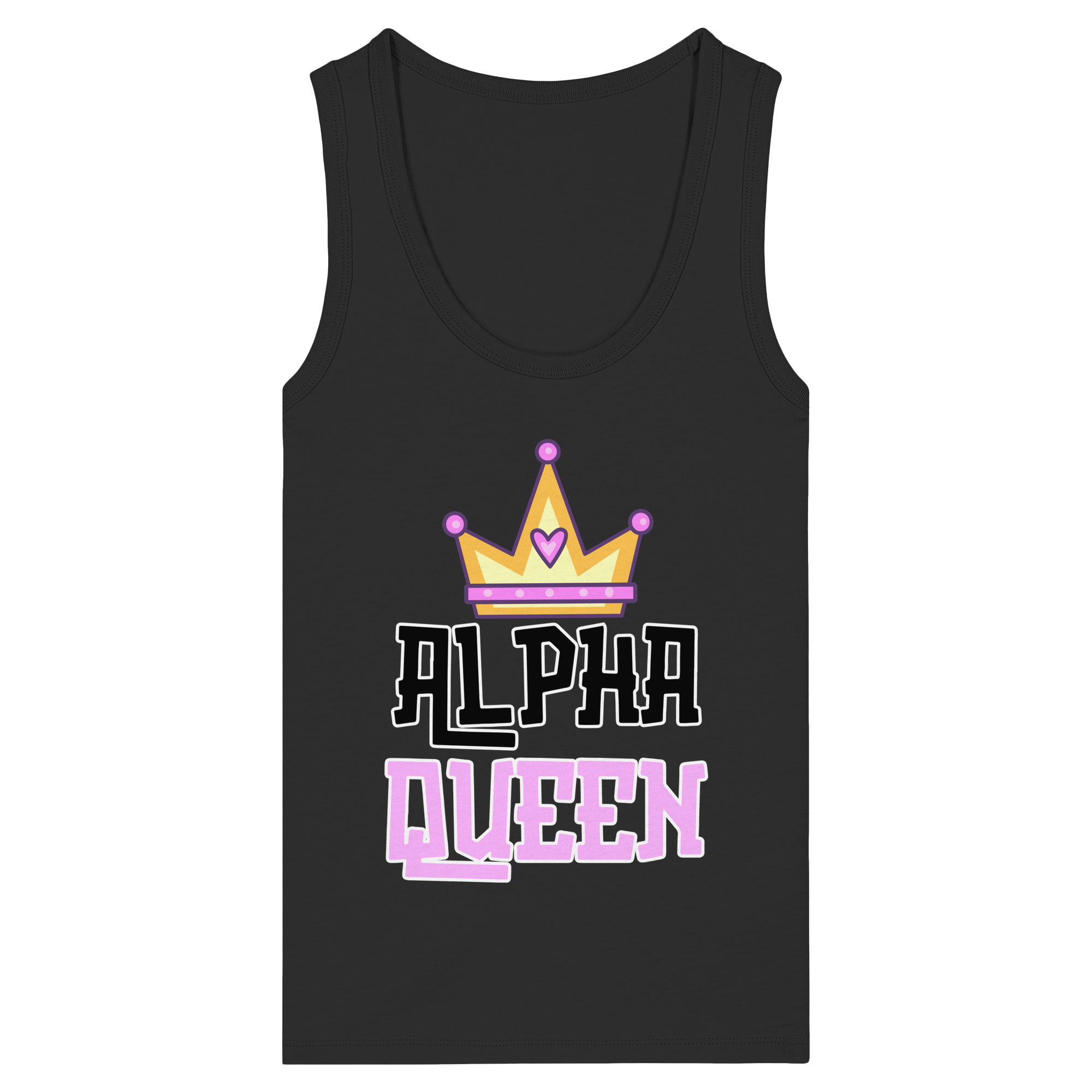 Alpha Queen - Womens Organic Fitted Tank Top