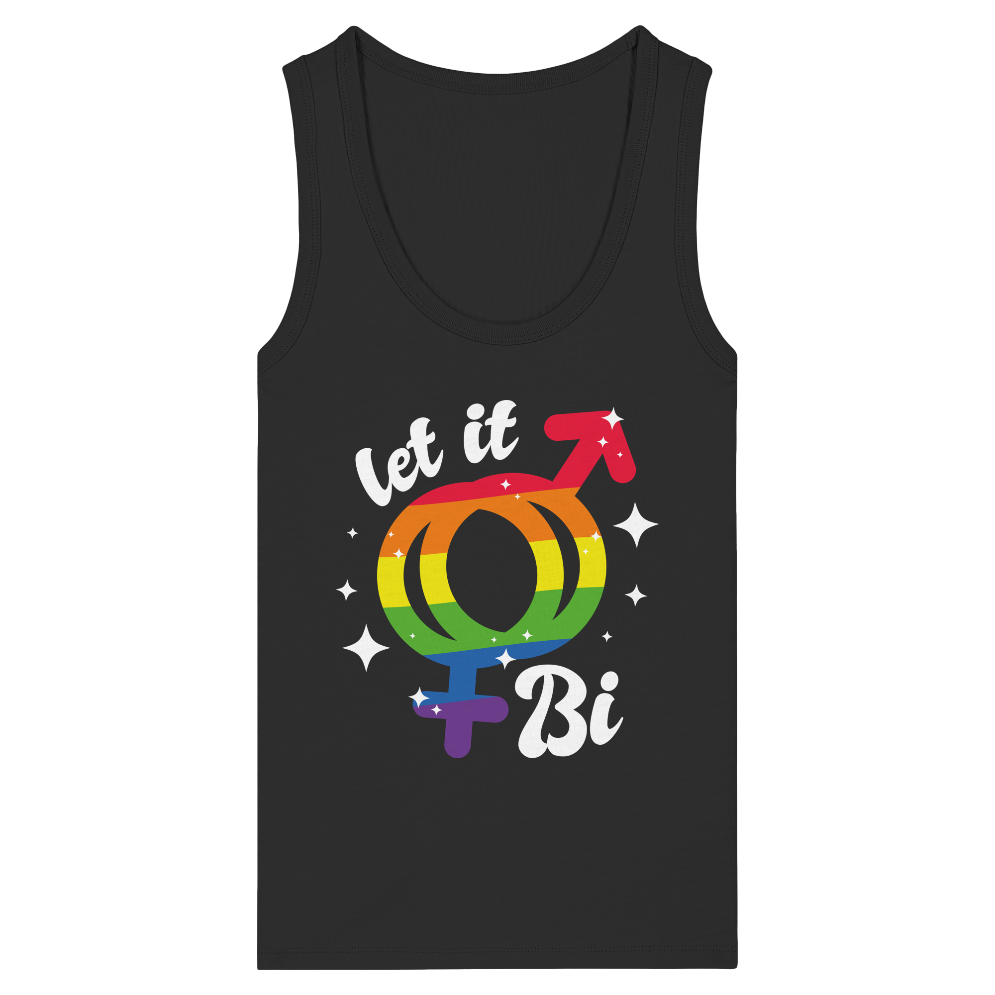 Let it Bi - Womens Organic Fitted Tank Top