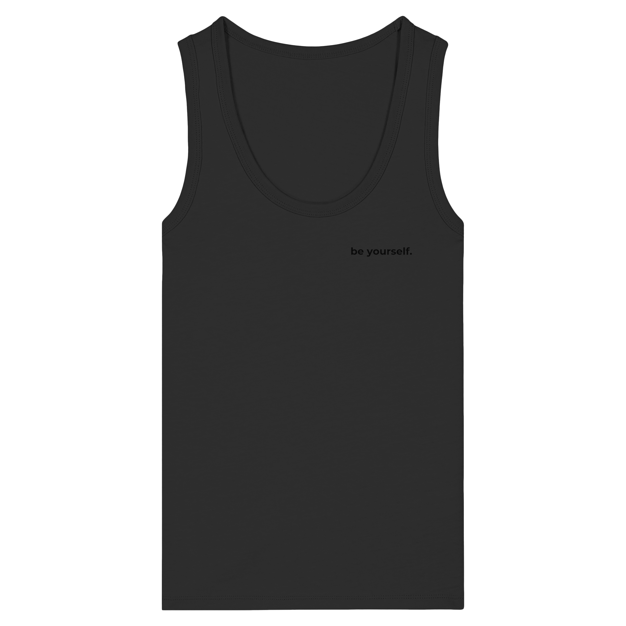 Trans Umbrella Backprint - Womens Organic Fitted Tank Top