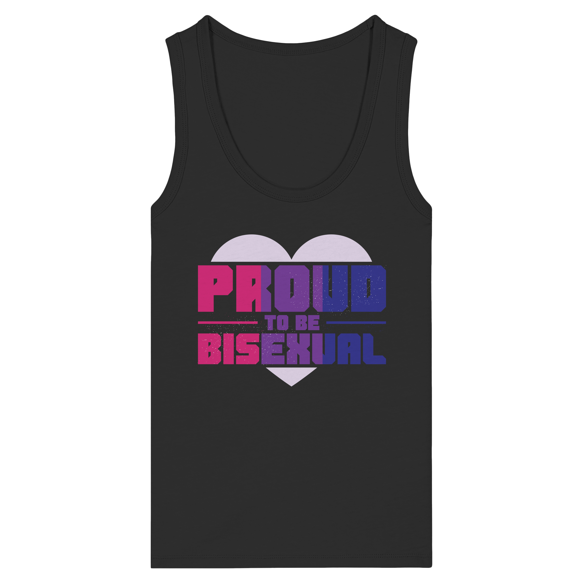 Proud to be Bisexual - Womens Organic Fitted Tank Top
