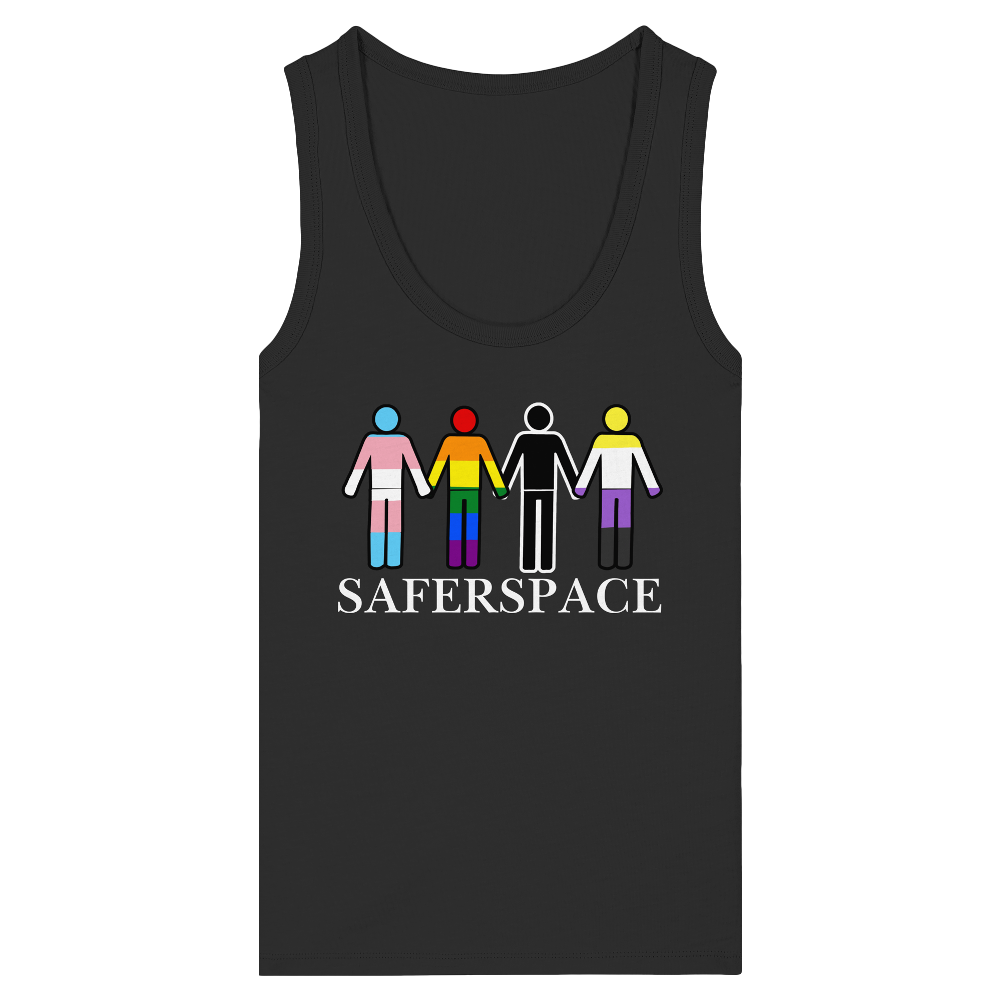 SAFERSPACE - Womens Organic Fitted Tank Top