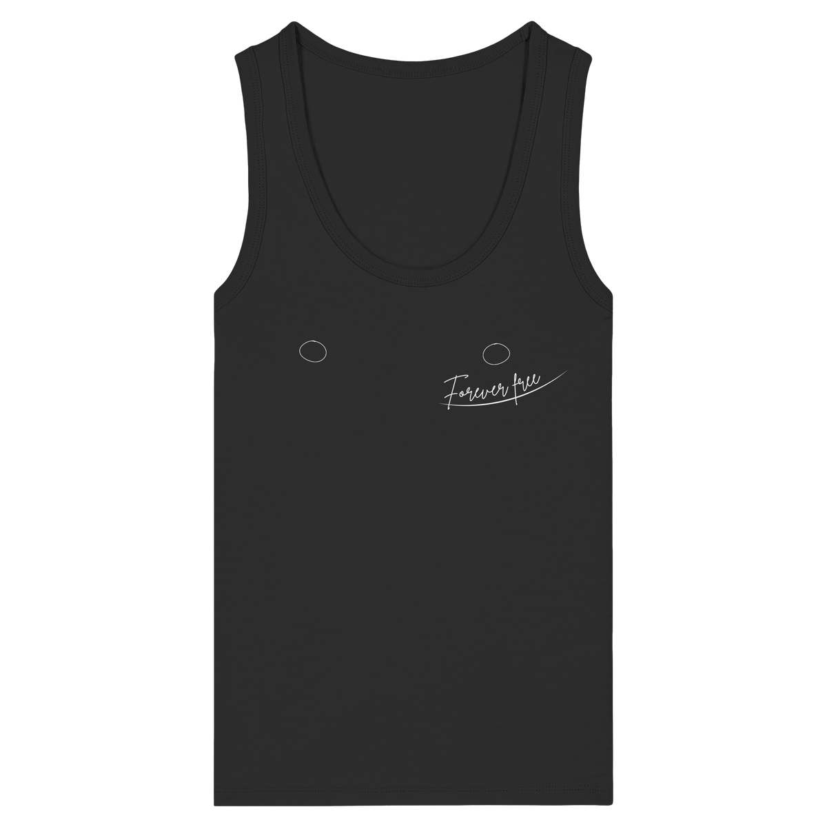 Forever Free nach Mastektomie "linksseitige Edition" - Womens Organic Fitted Tank Top