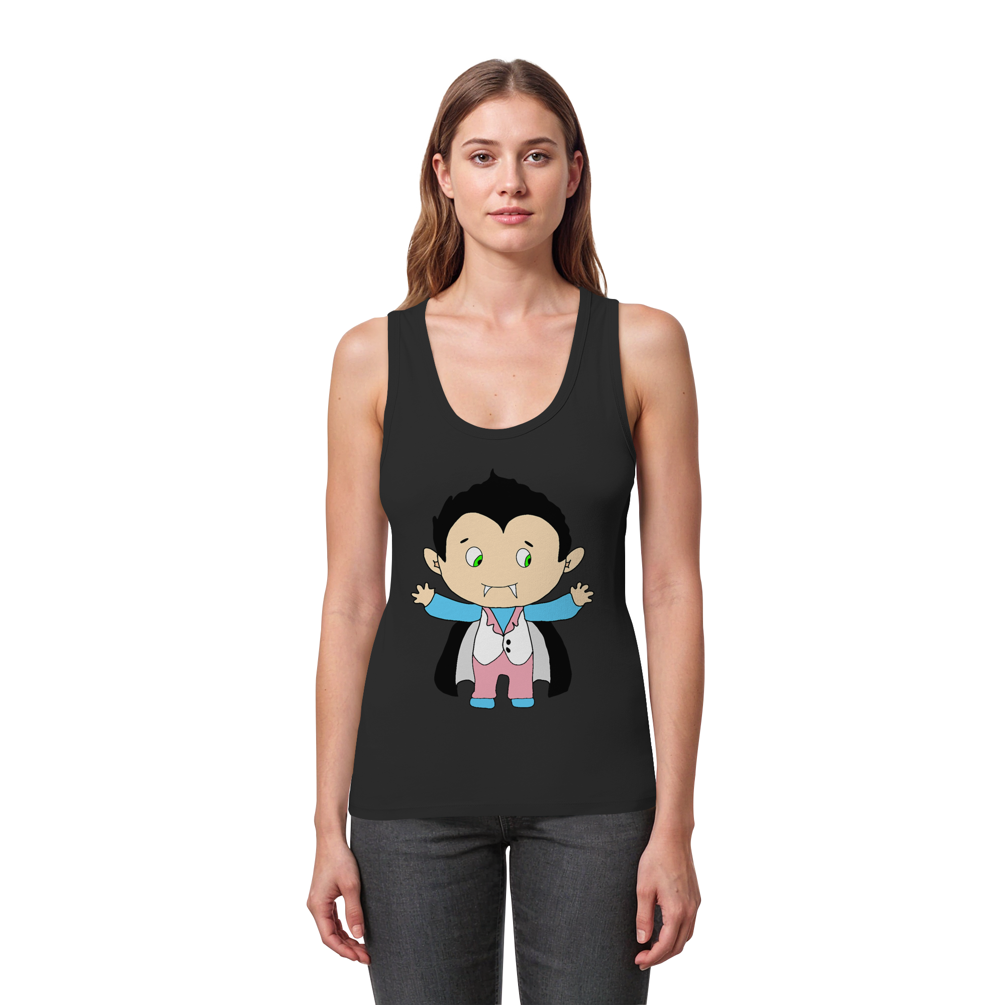 Trans*pir (Trans Flagge) - Womens Organic Fitted Tank Top