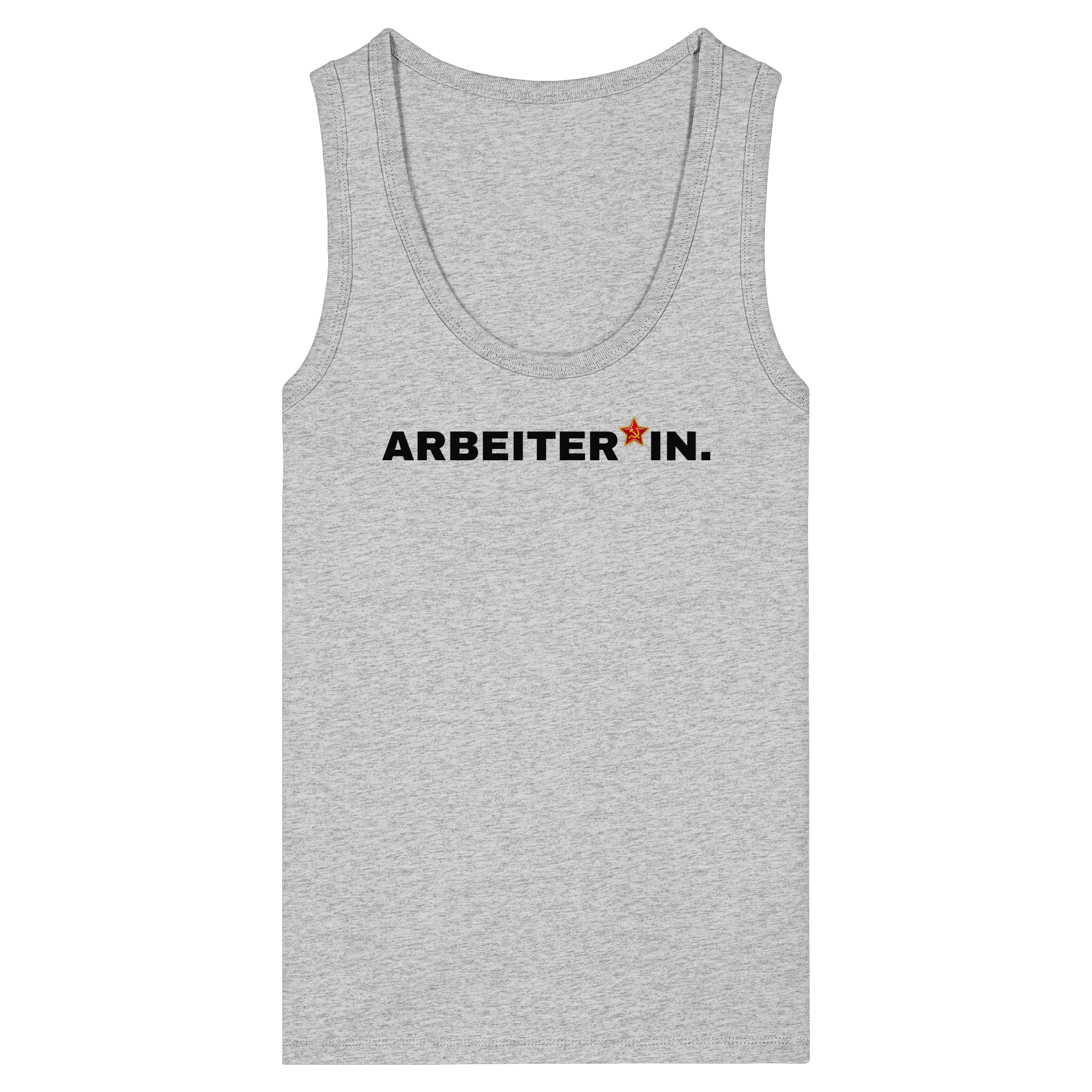 ARBEITER*IN. "Plain Work Edition" - Womens Organic Fitted Tank Top