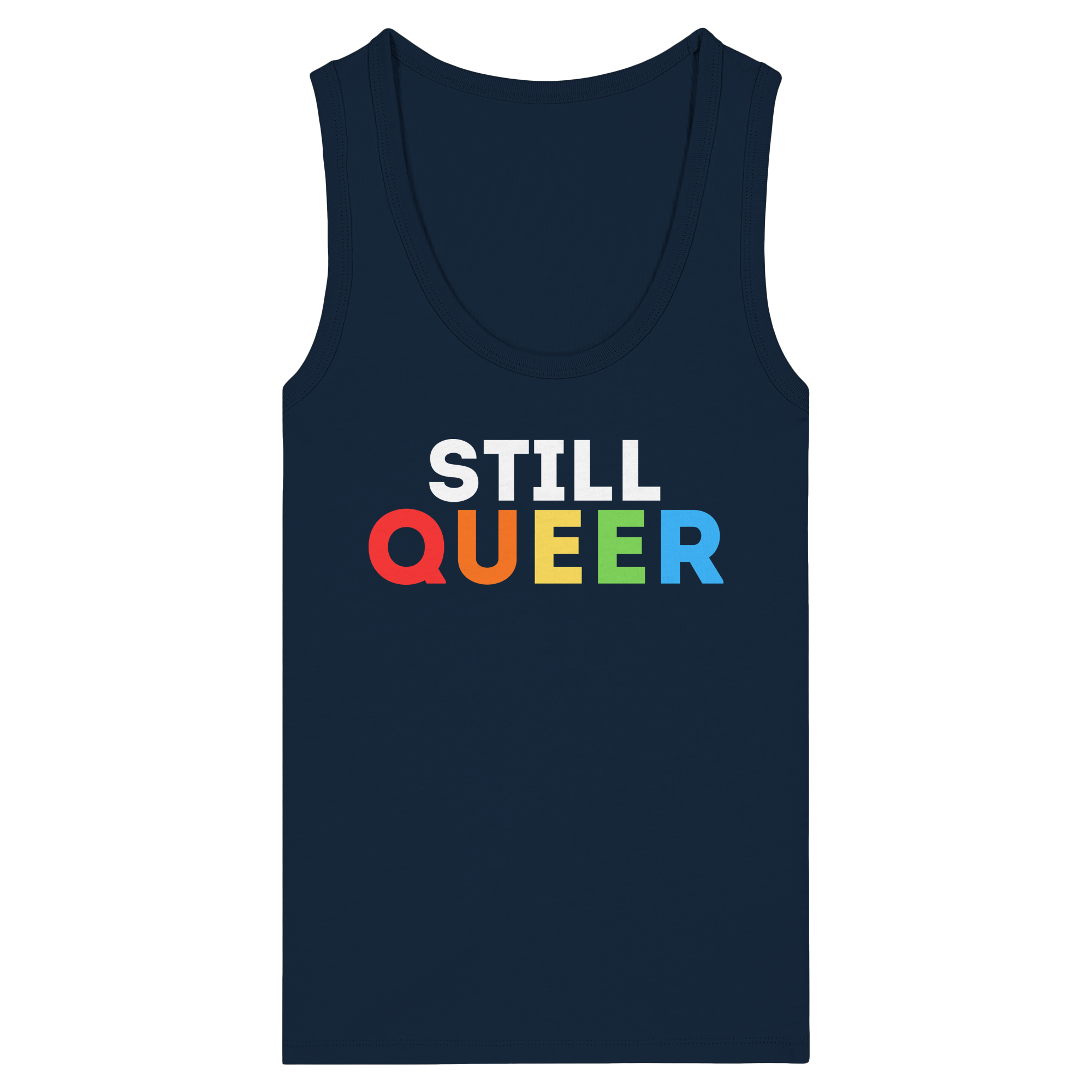 Still Queer - Womens Organic Fitted Tank Top