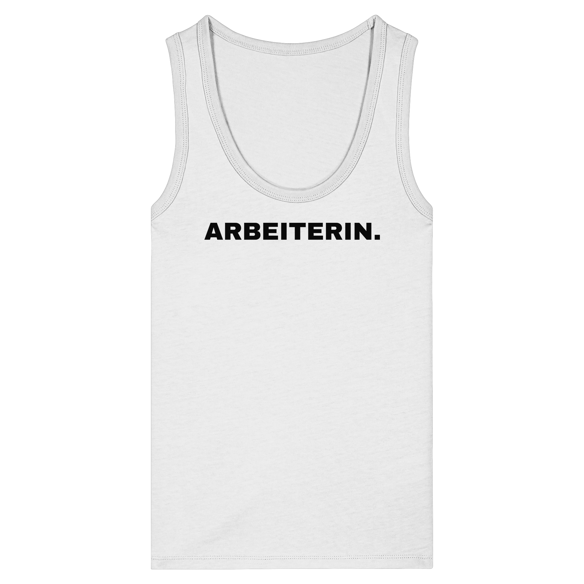 ARBEITERIN. "Plain Work Edition" - Womens Organic Fitted Tank Top