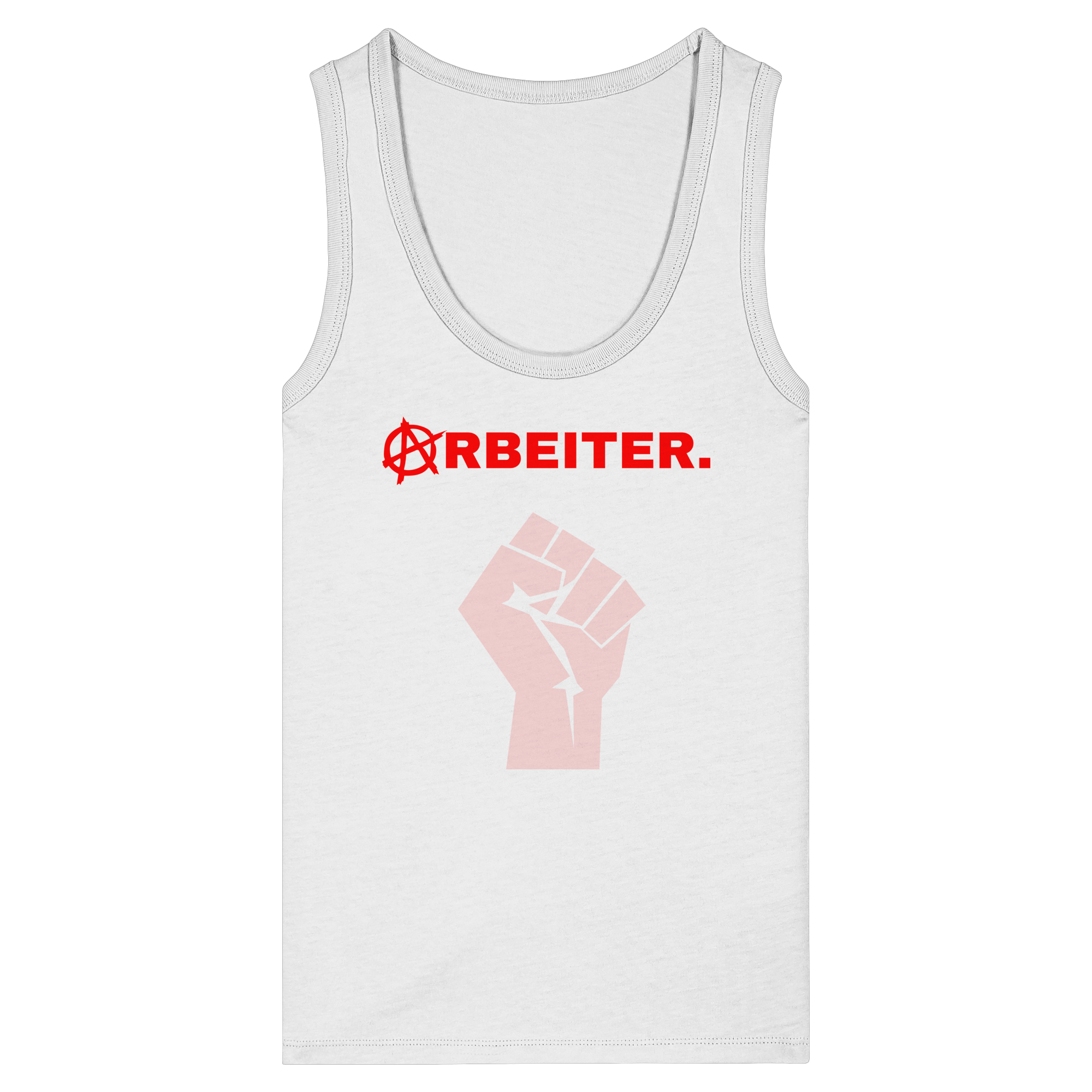 ARBEITER. "Solidarisch und Frei Edition" - Womens Organic Fitted Tank Top