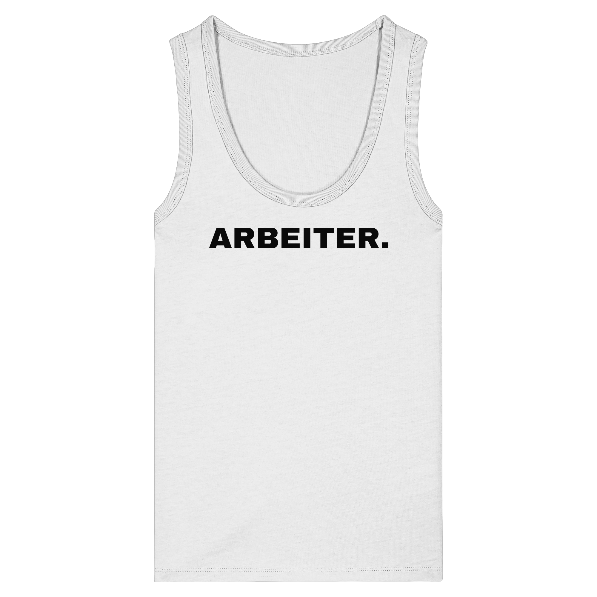 ARBEITER. "Plain Work Edition" - Womens Organic Fitted Tank Top
