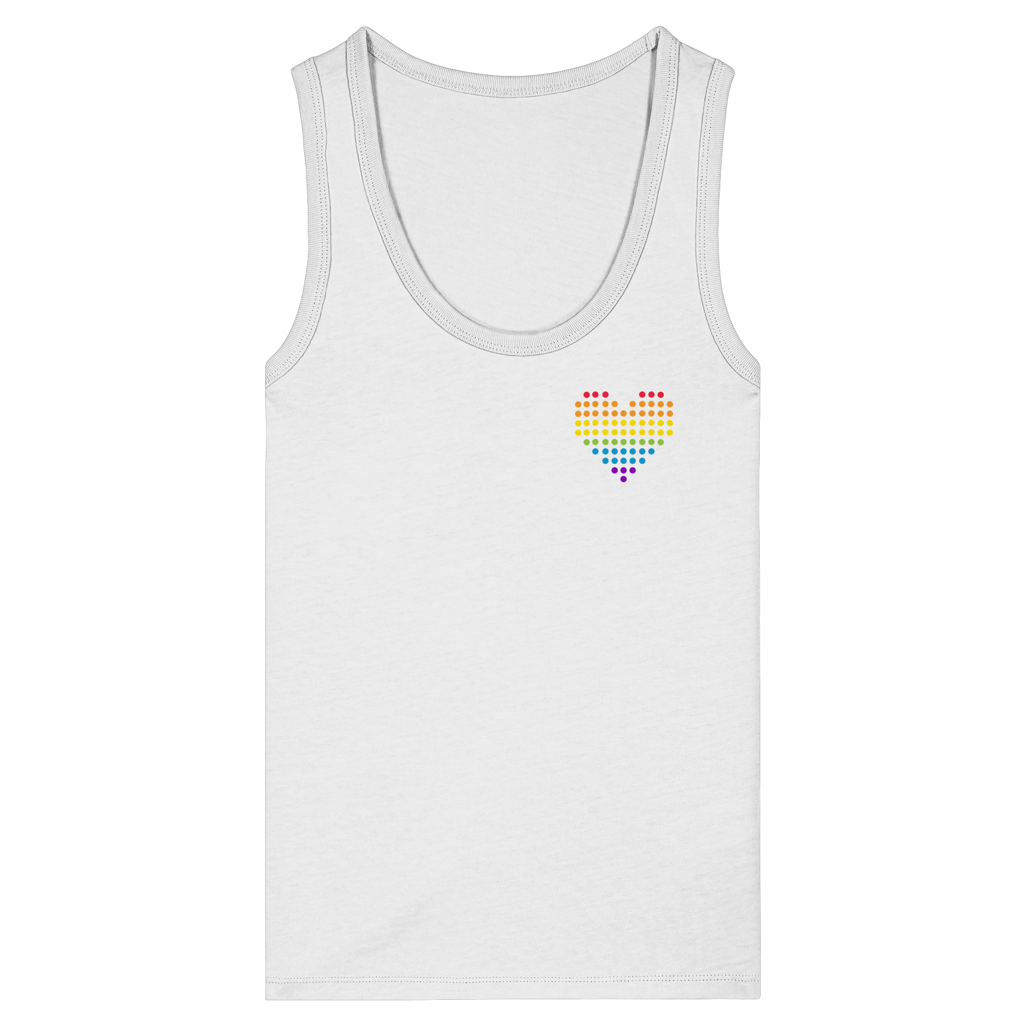 Punktherz - Womens Organic Fitted Tank Top