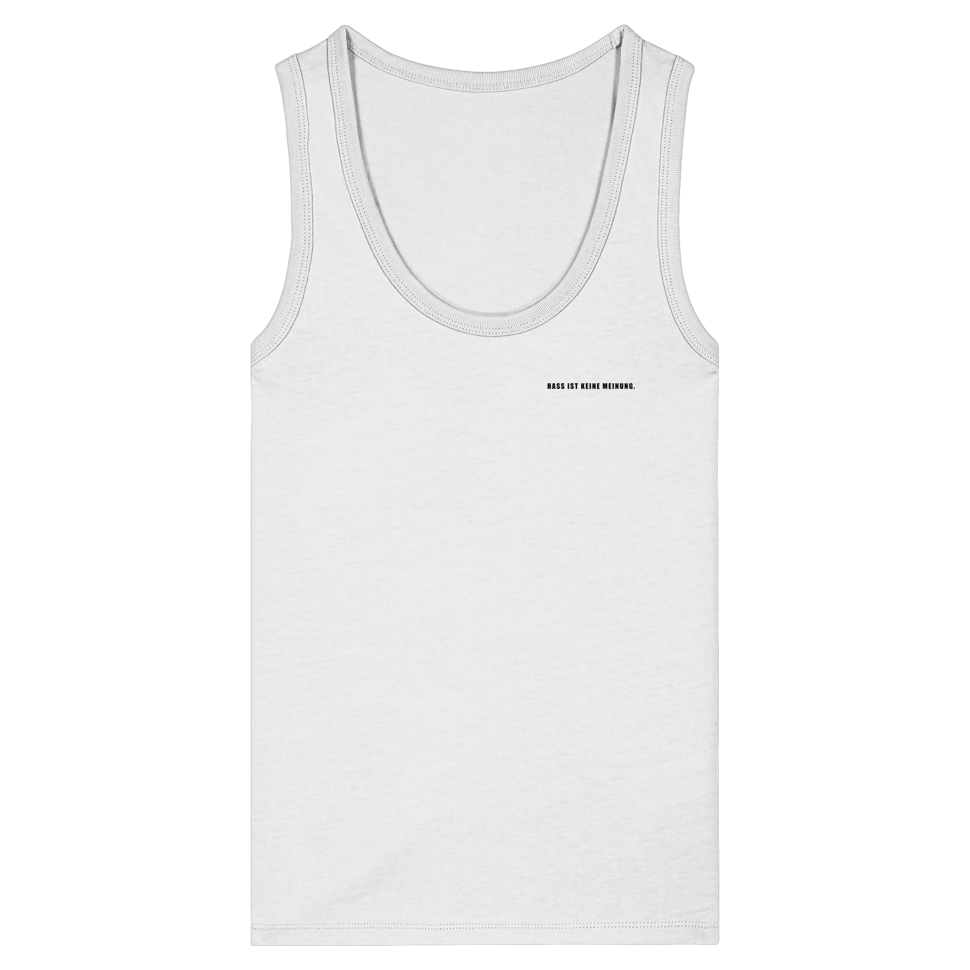 Es gibt 2 Arten von AfD Wählenden Backprint (hell) - Womens Organic Fitted Tank Top