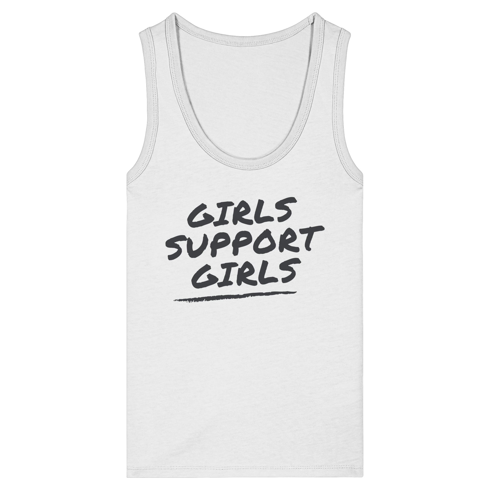 Girls Support Girls - Womens Organic Fitted Tank Top