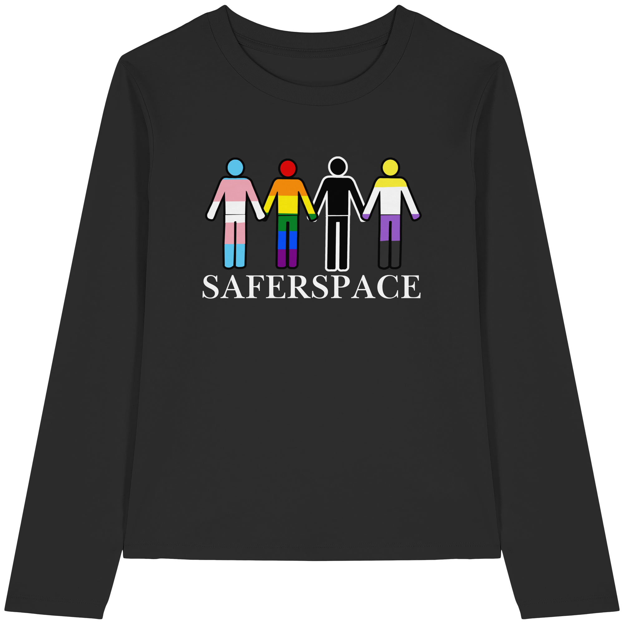 SAFERSPACE - Womens Organic Longsleeve T-Shirt