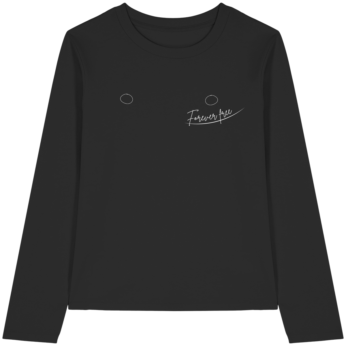 Forever Free nach Mastektomie "linksseitige Edition" - Womens Organic Longsleeve T-Shirt