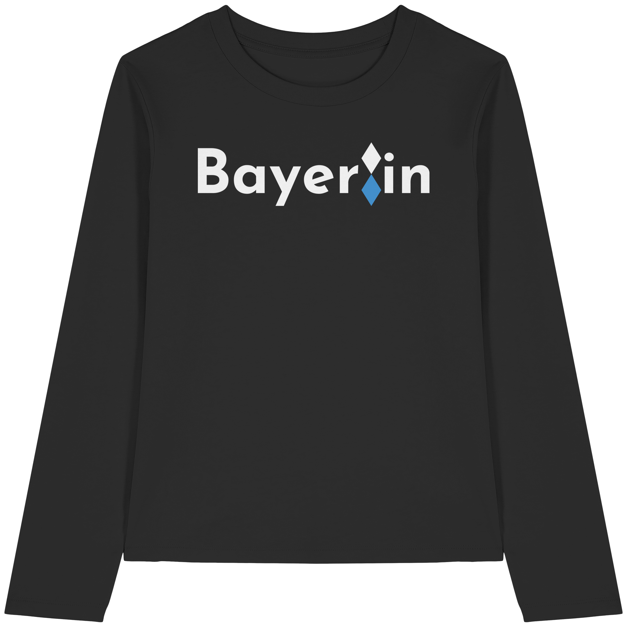 Bayer:in "Rauten-Edition" - Womens Organic Longsleeve T-Shirt