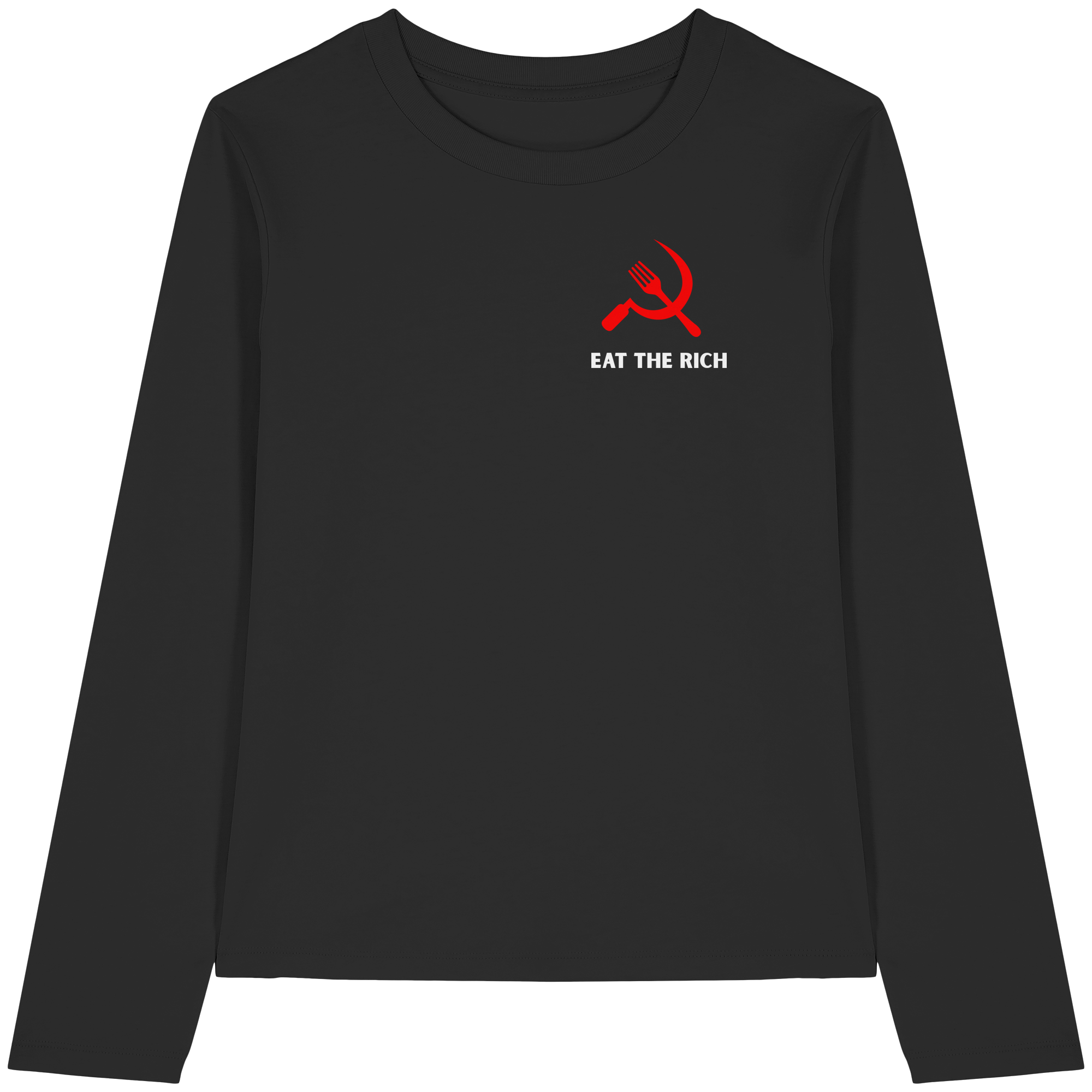 Eat the Rich "Gabel & Sichel Edition" - Womens Organic Longsleeve T-Shirt