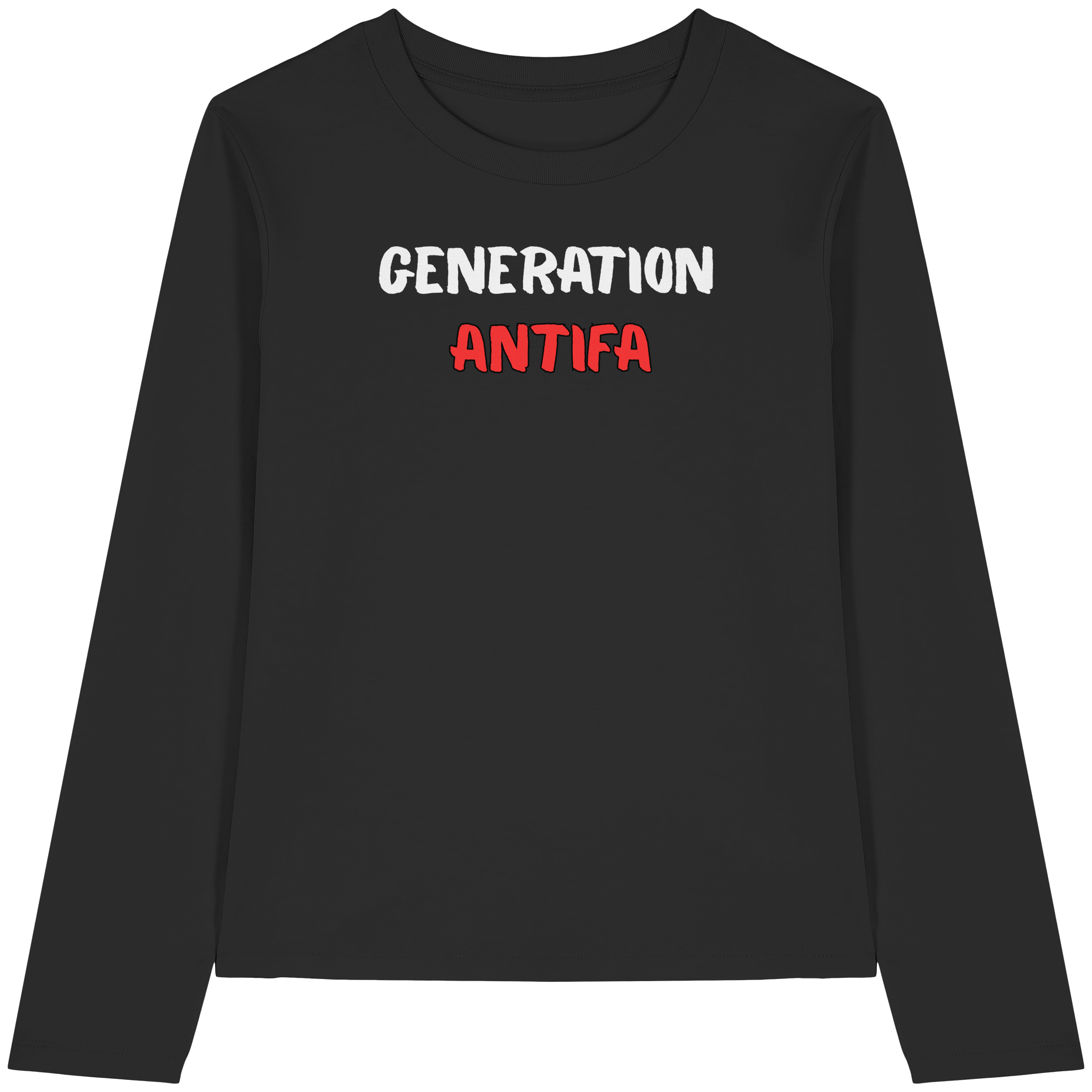 Generation Antifa - Womens Organic Longsleeve T-Shirt