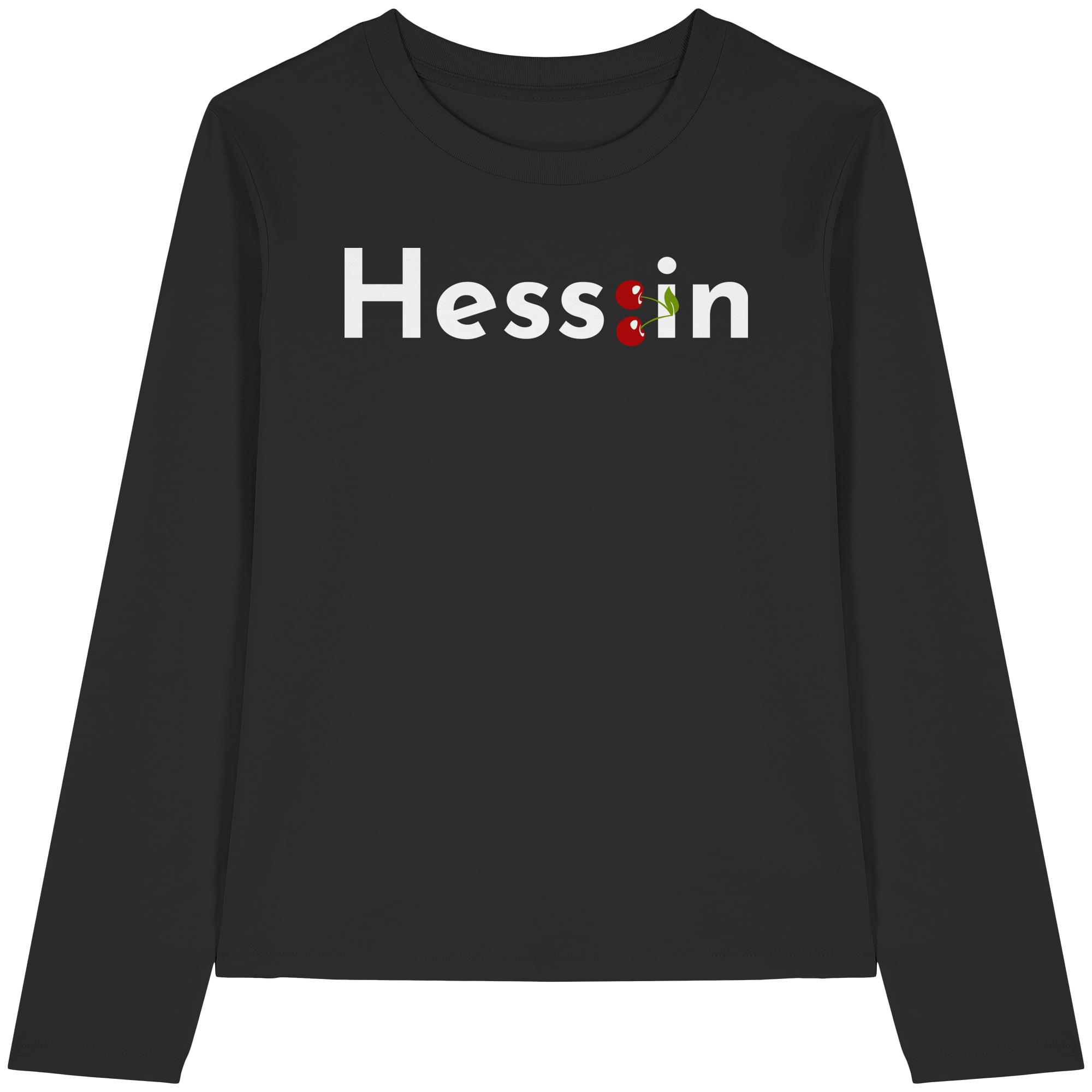Hess:in "Kirschen Edition" - Womens Organic Longsleeve T-Shirt