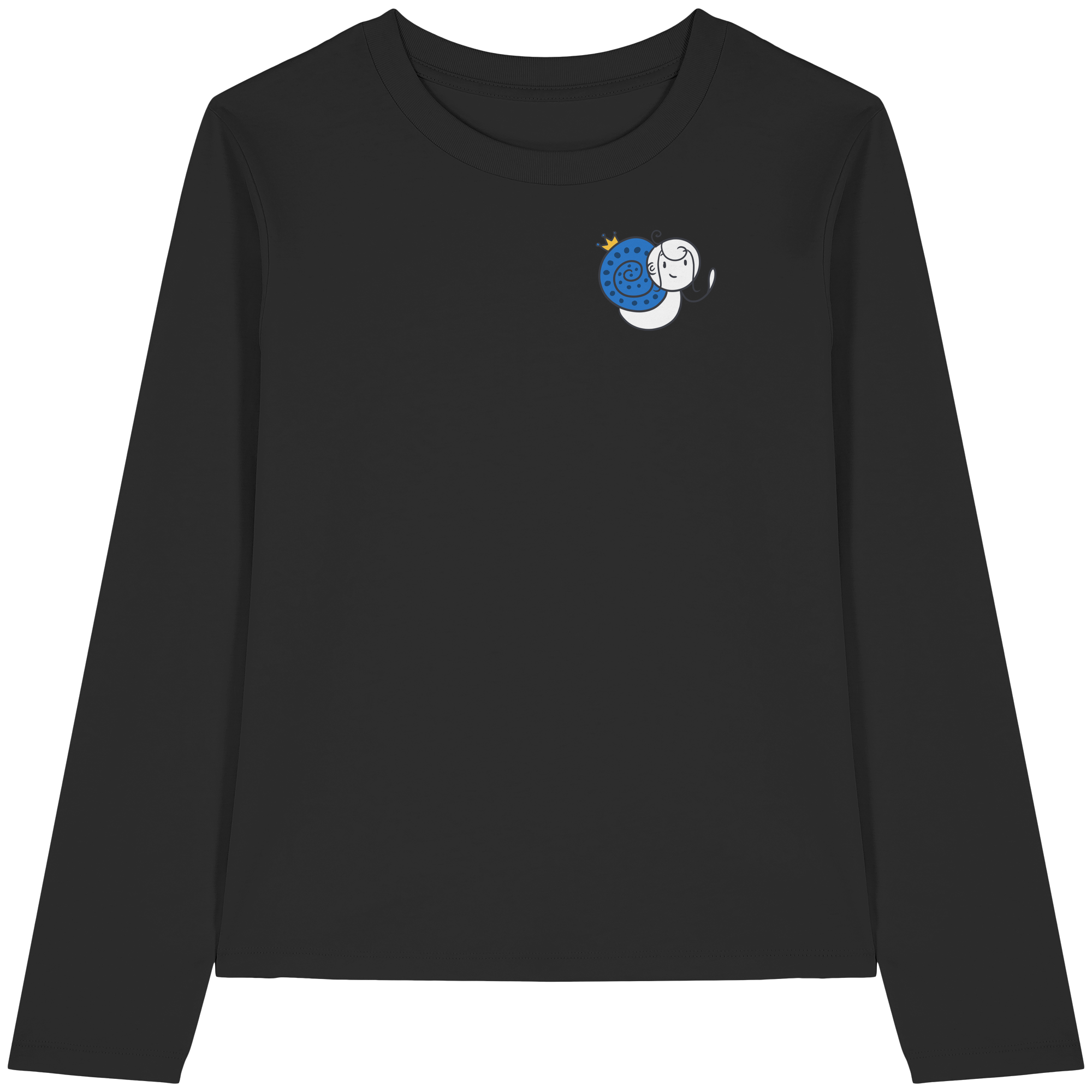 Meine Heilung braucht Zeit "Bunte Edition" Backprint - Womens Organic Longsleeve T-Shirt