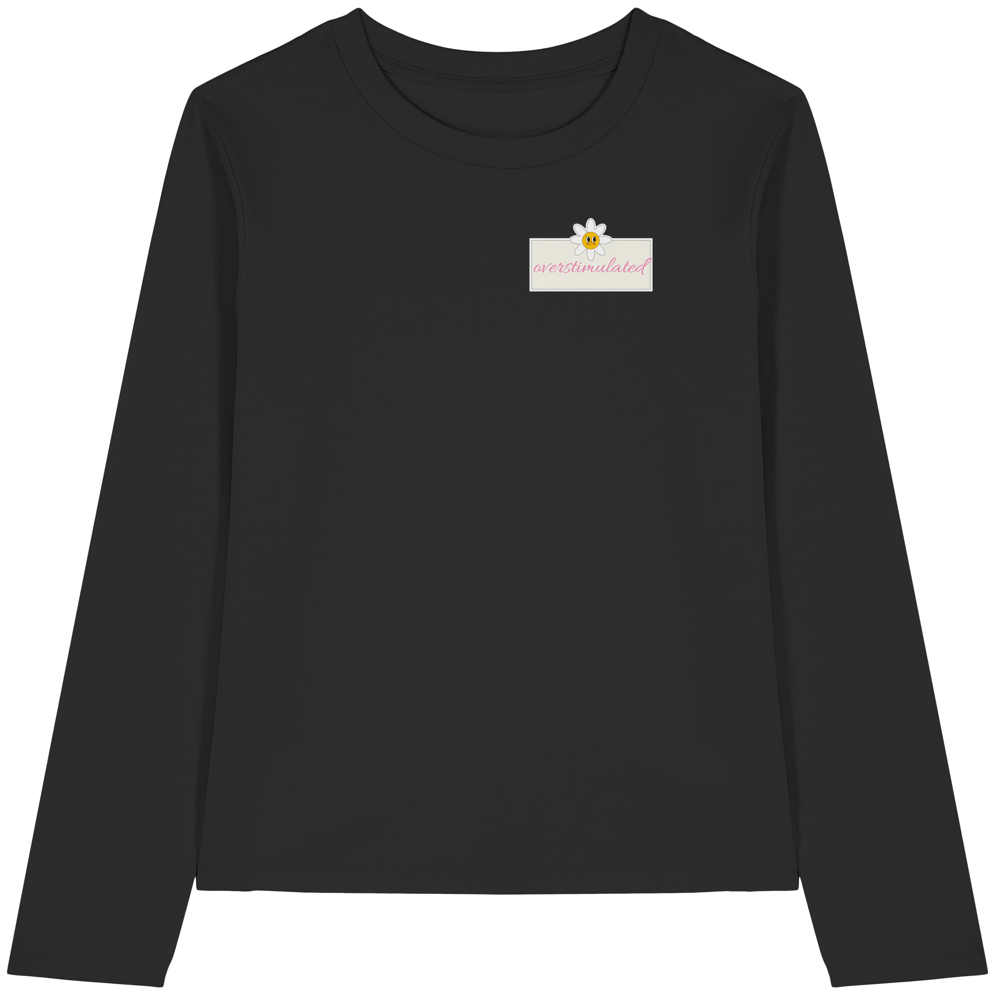 Overstimulated - Womens Organic Longsleeve T-Shirt