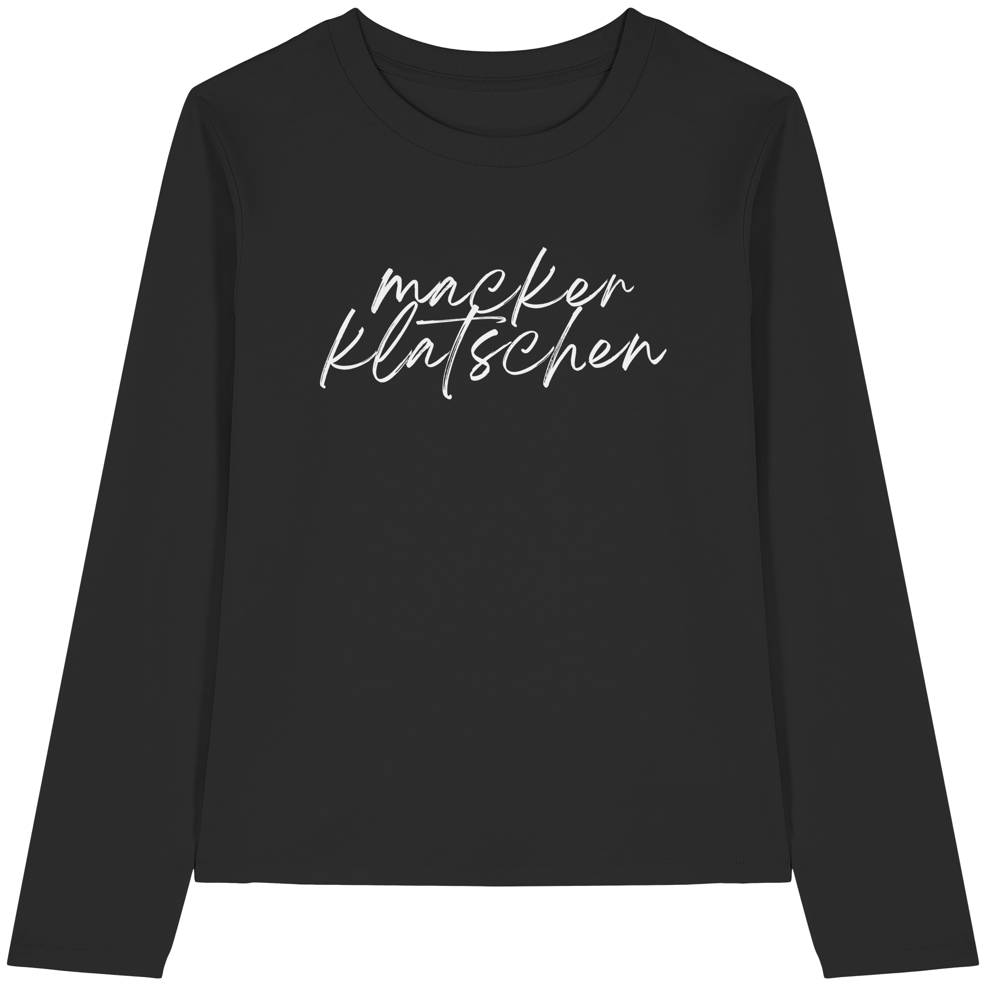 Macker klatschen - Womens Organic Longsleeve T-Shirt