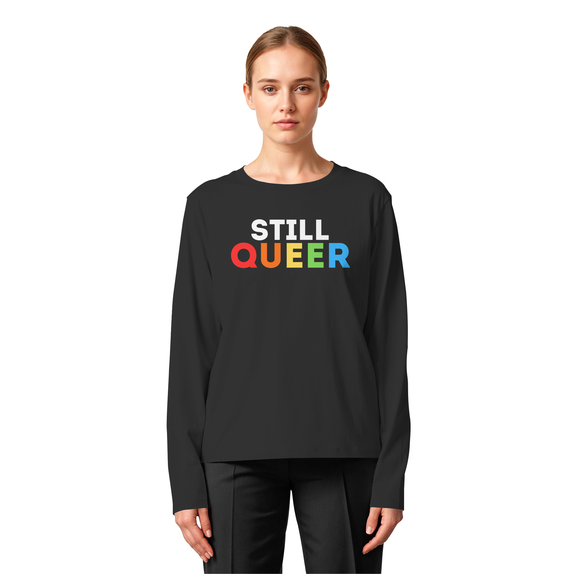Still Queer - Womens Organic Longsleeve T-Shirt
