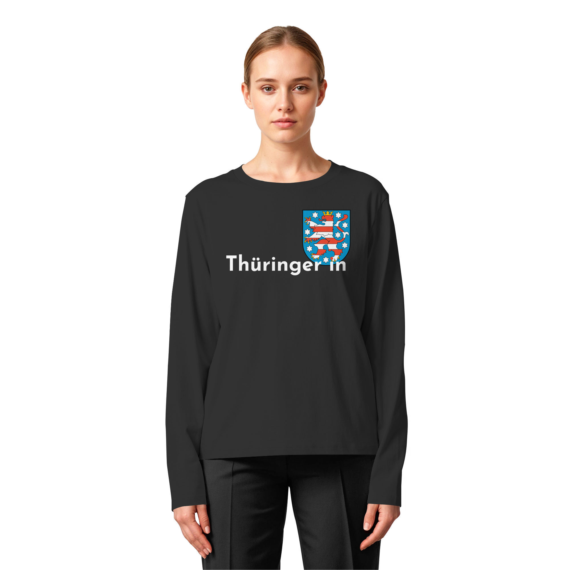 Thüringer*in "Wappen Edition" - Womens Organic Longsleeve T-Shirt