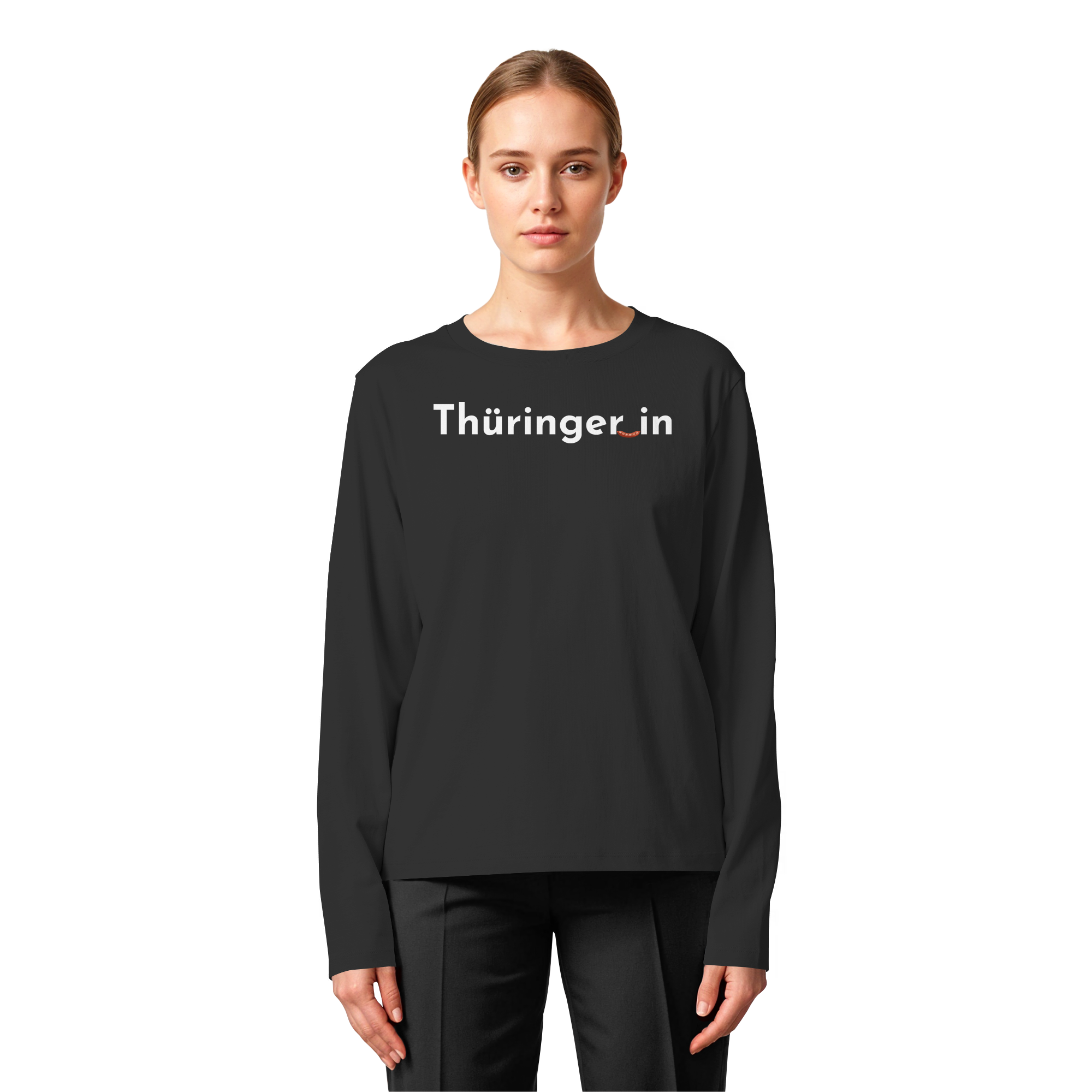 Thüringer_in "Rostbratwurst Edition" - Womens Organic Longsleeve T-Shirt