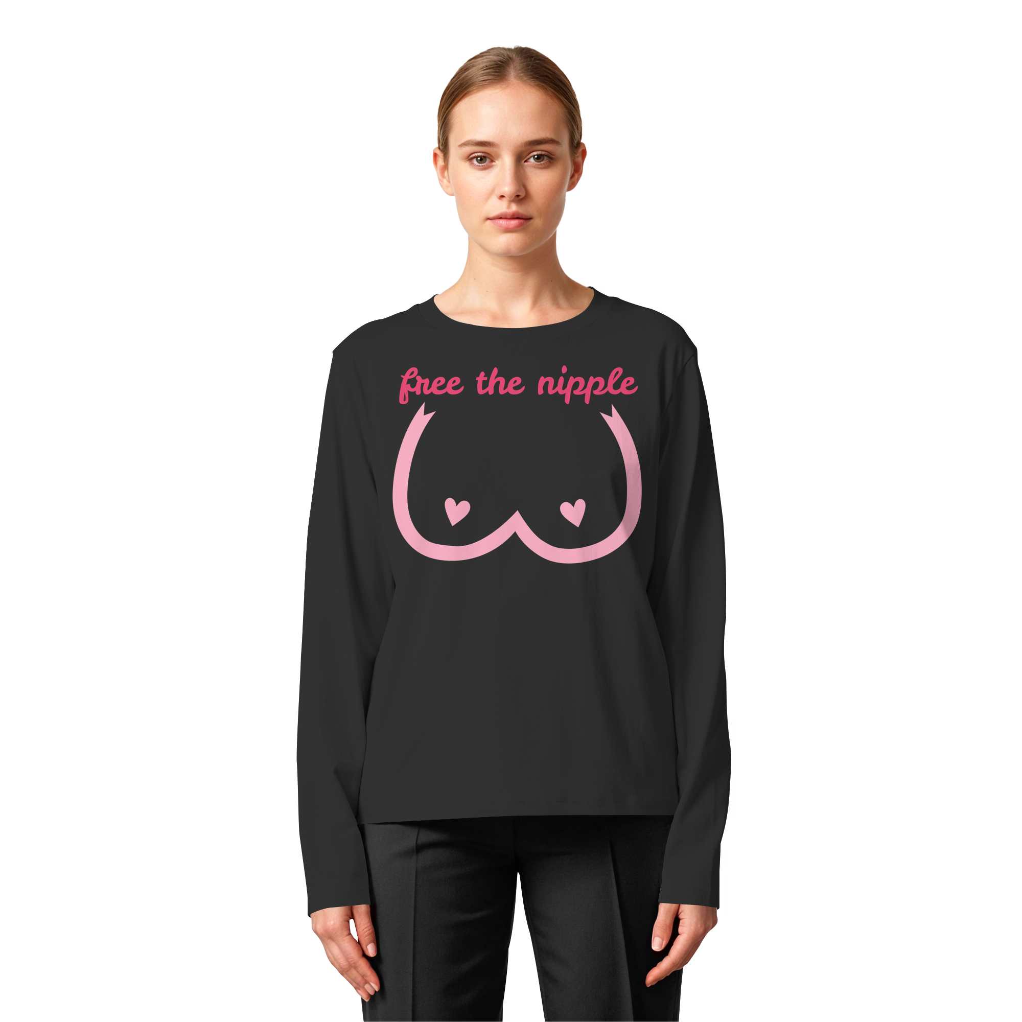 Free The Nipple - Womens Organic Longsleeve T-Shirt