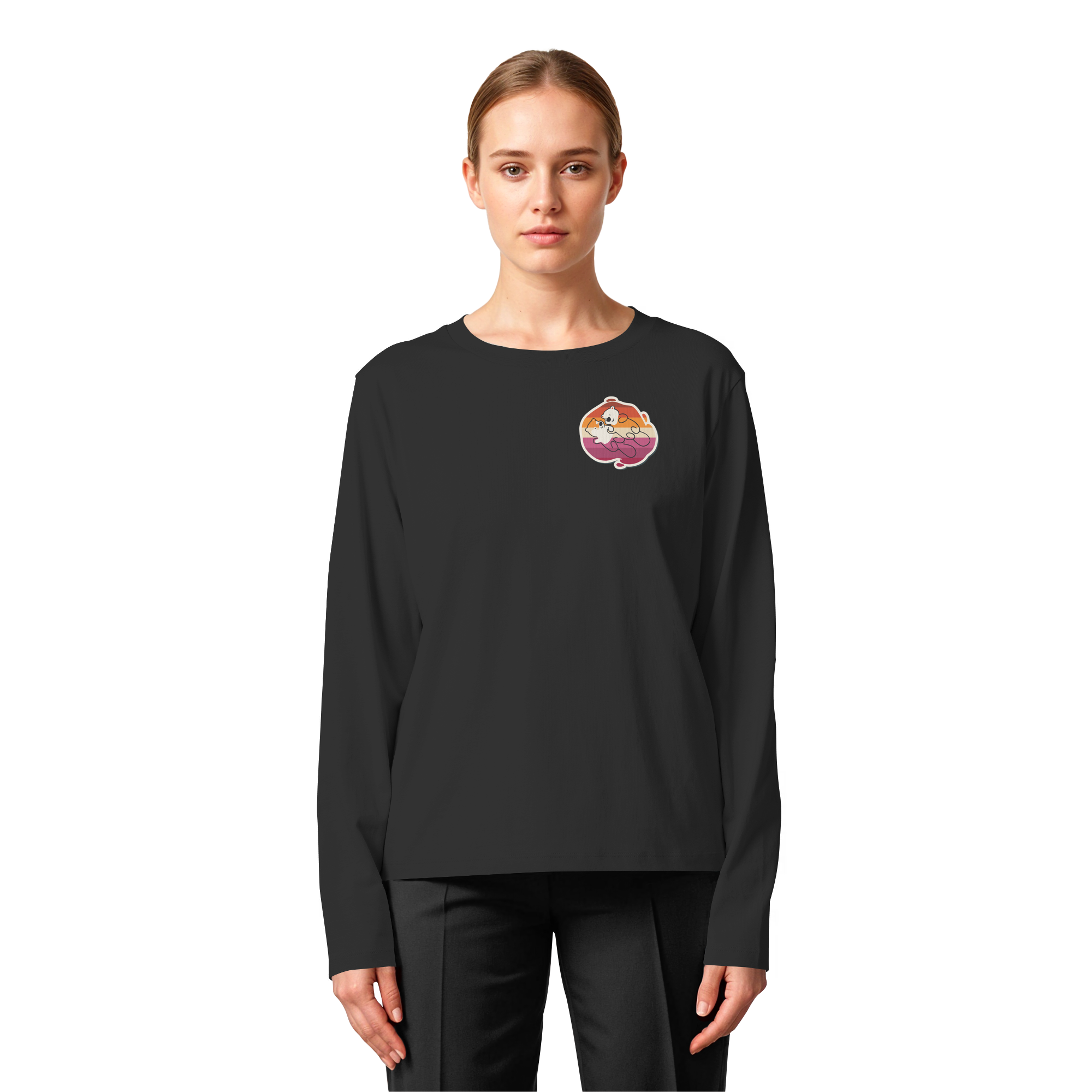 Lesbische Bieber - Womens Organic Longsleeve T-Shirt