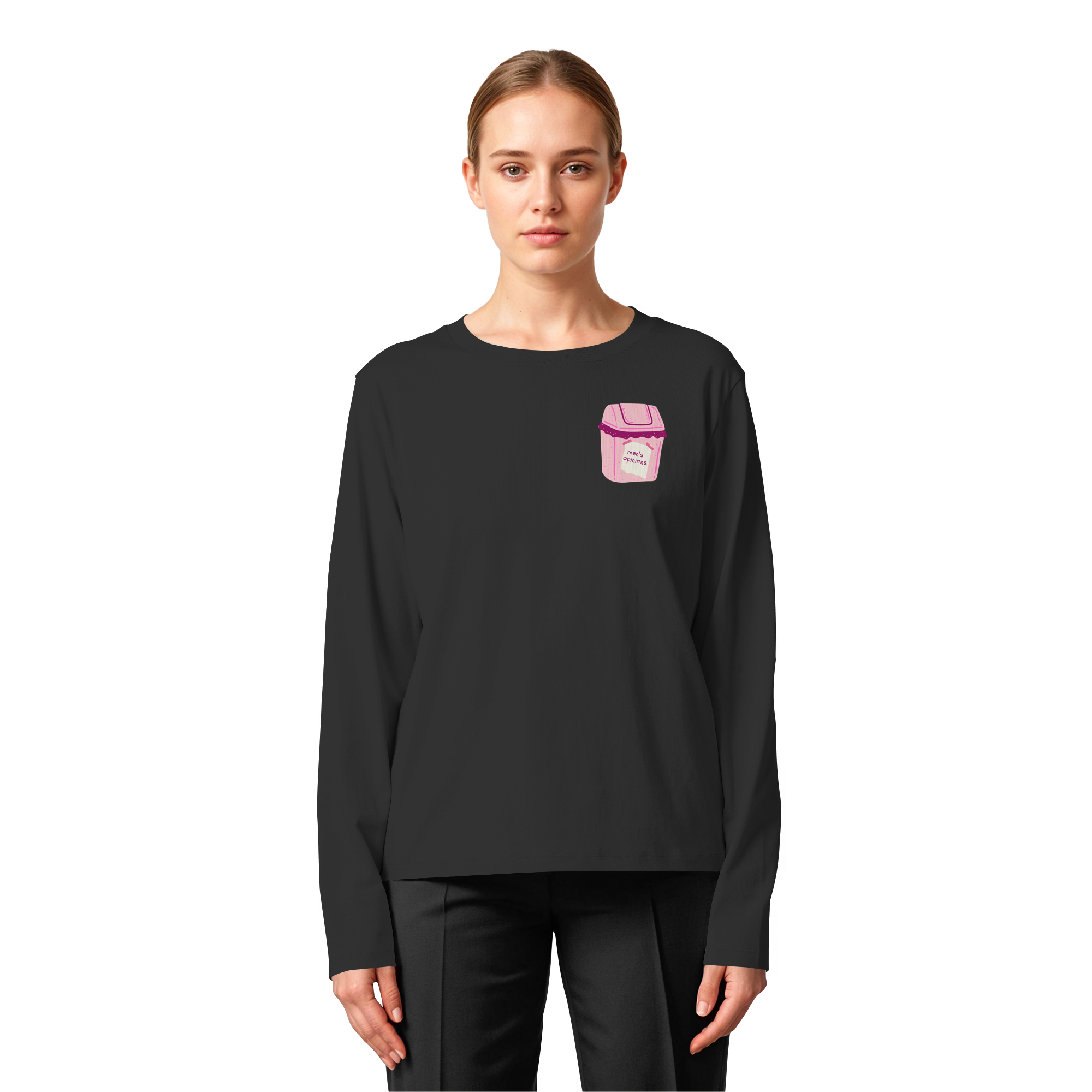 Men's Opinions - Womens Organic Longsleeve T-Shirt