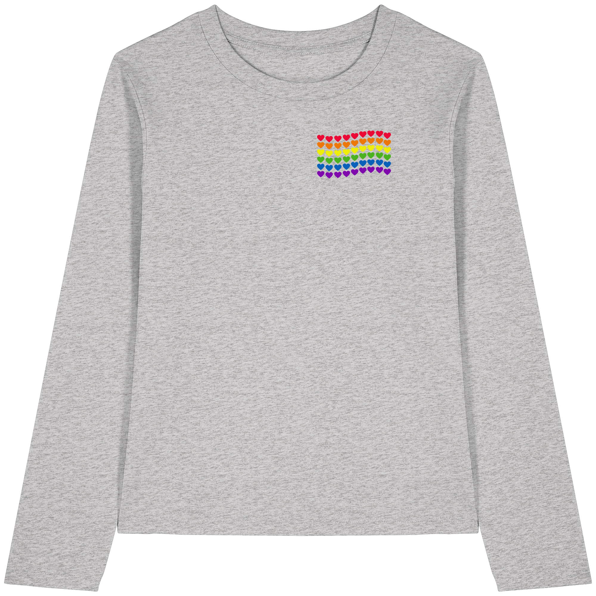 Herzenflagge - Womens Organic Longsleeve T-Shirt