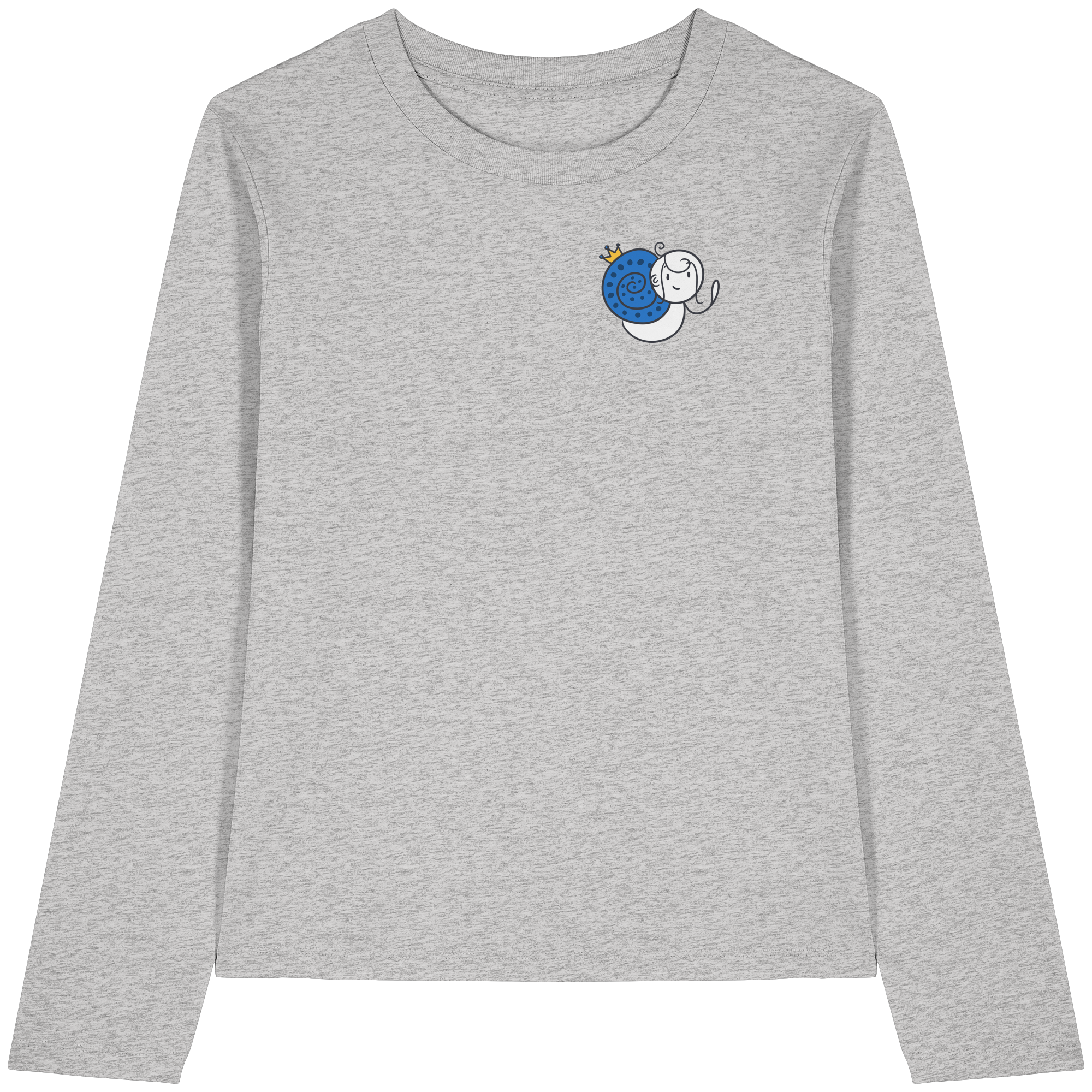 Meine Heilung braucht Zeit "Schwarze Edition" Backprint - Womens Organic Longsleeve T-Shirt