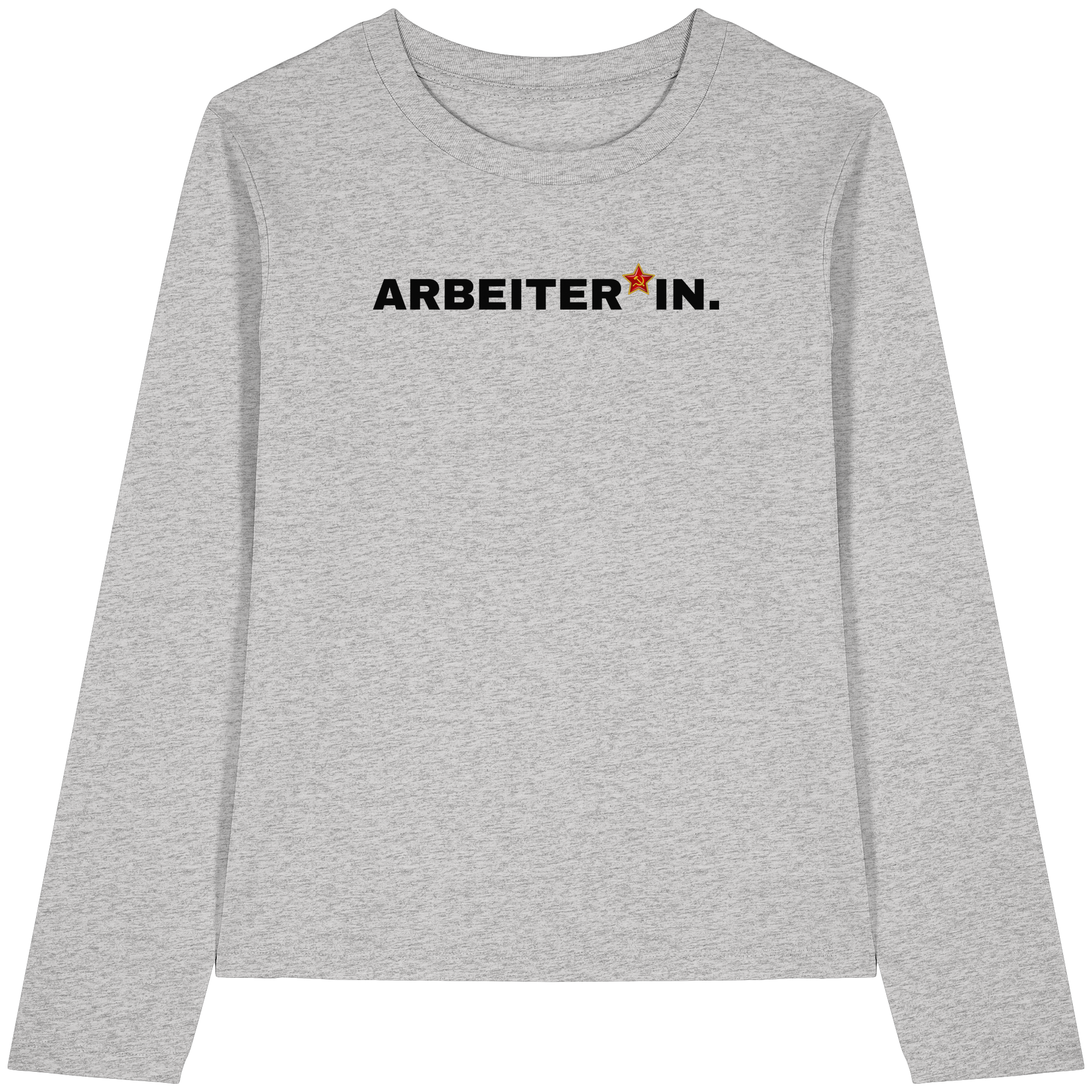 ARBEITER*IN. "Plain Work Edition" - Womens Organic Longsleeve T-Shirt