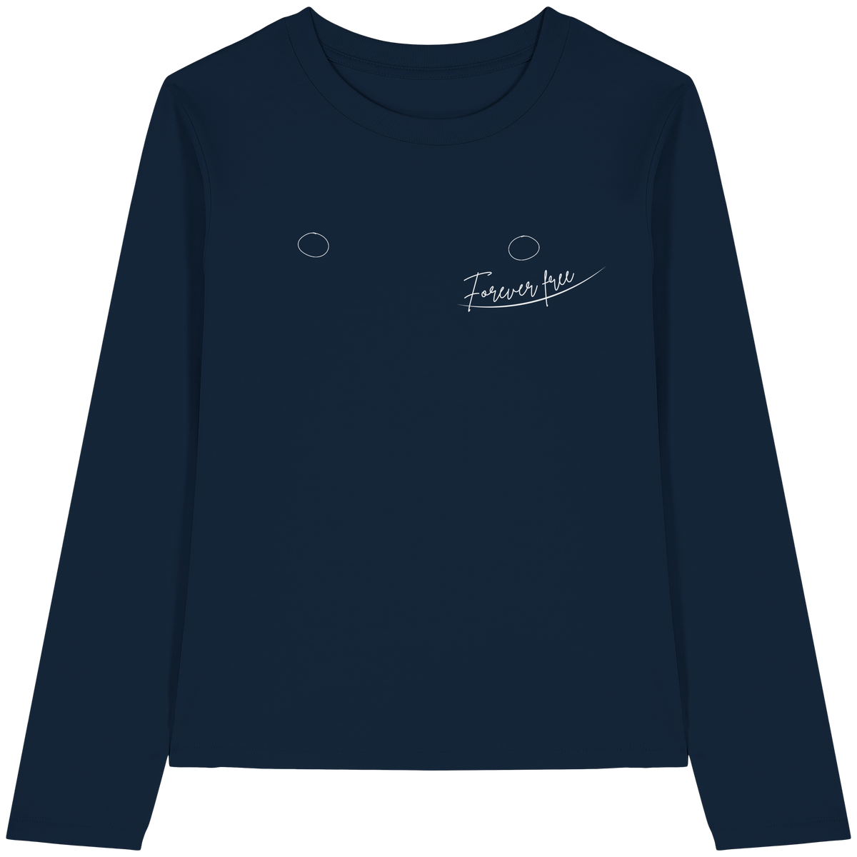 Forever Free nach Mastektomie "linksseitige Edition" - Womens Organic Longsleeve T-Shirt