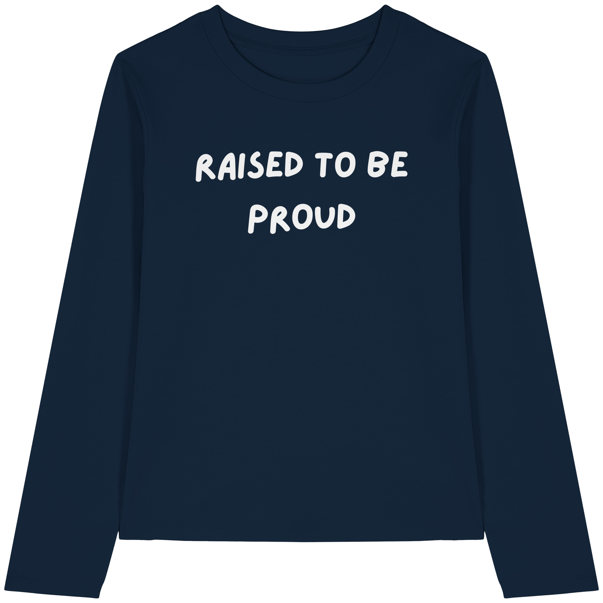 Raised To Be Proud - Womens Organic Longsleeve T-Shirt