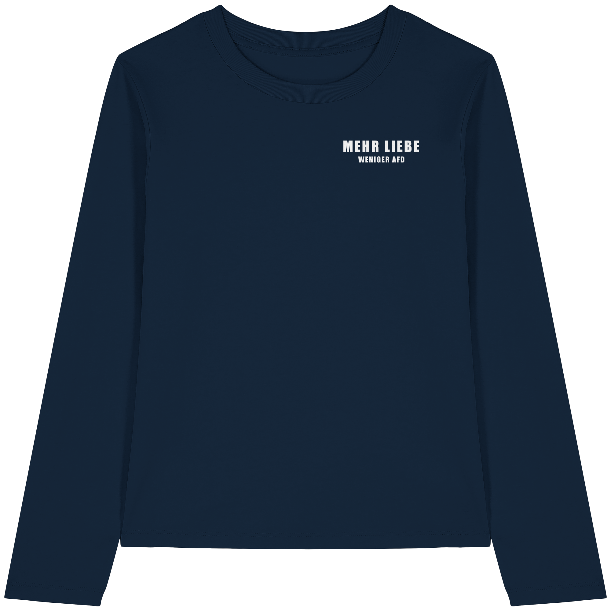 Mehr Lieber Weniger AfD - Womens Organic Longsleeve T-Shirt